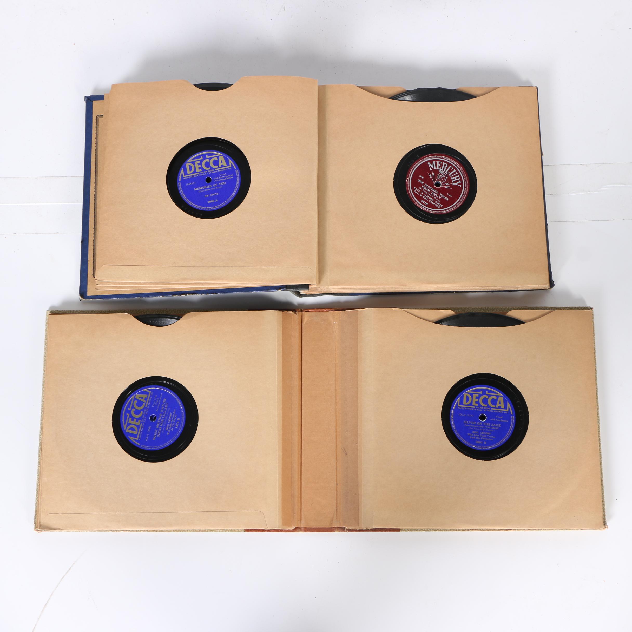 Over 100 Vintage 78 rpm Big Band, Easy Listening and Other Records