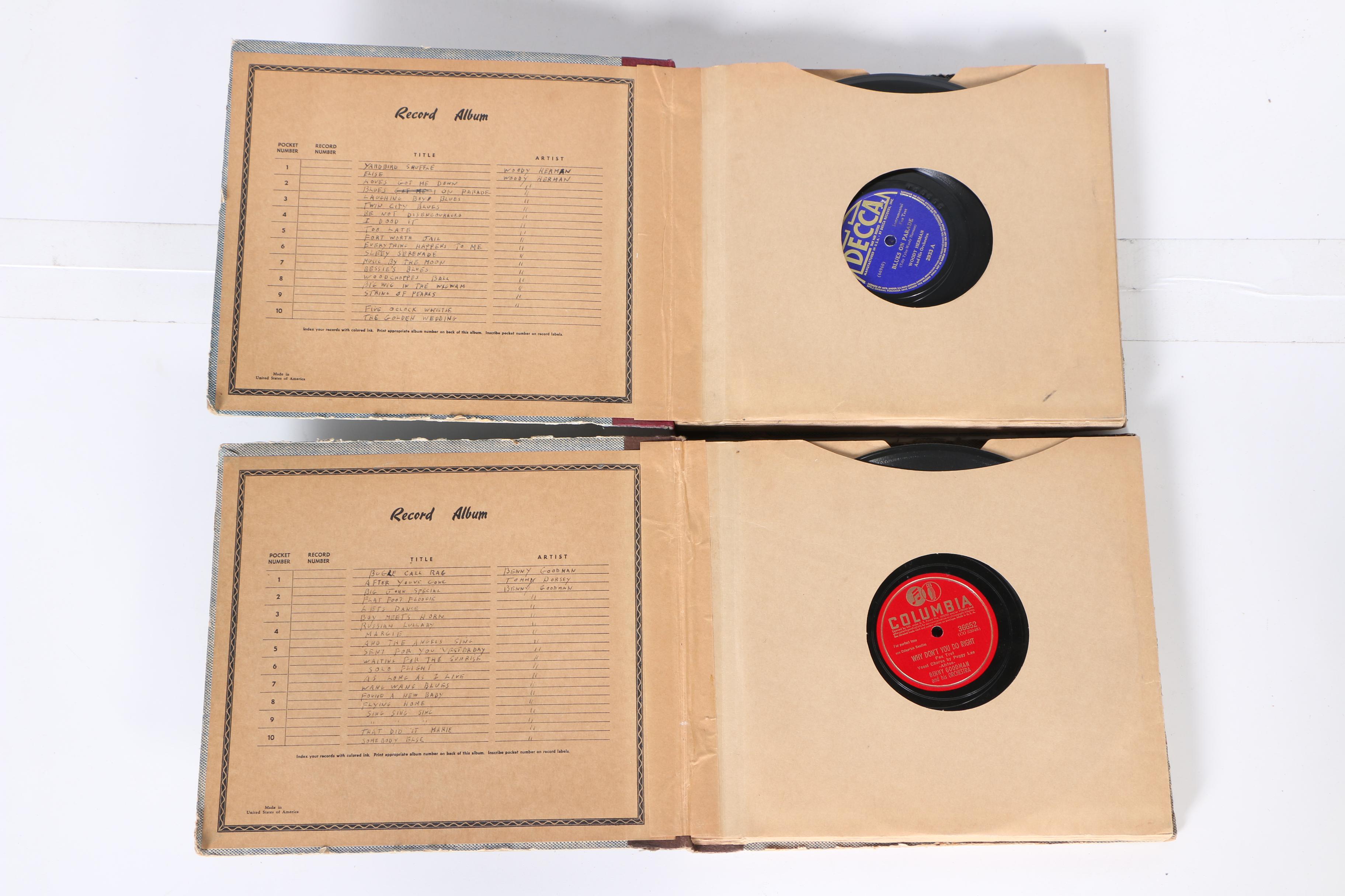 Over 100 Vintage 78 rpm Big Band, Easy Listening and Other Records