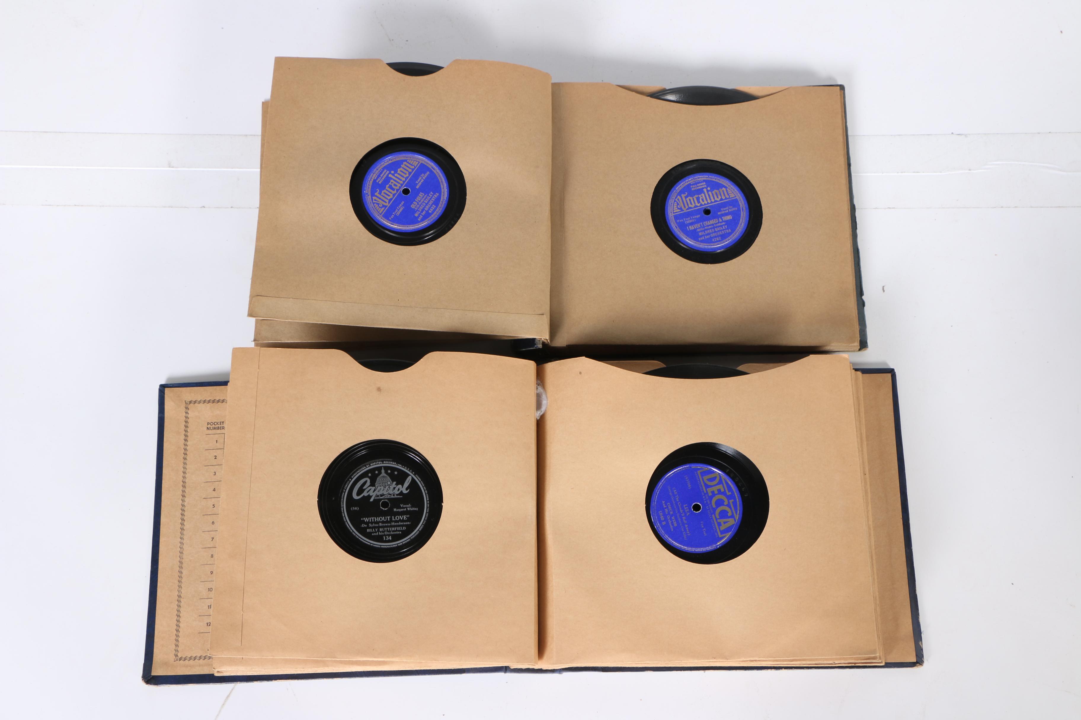 Over 100 Vintage 78 rpm Big Band, Easy Listening and Other Records