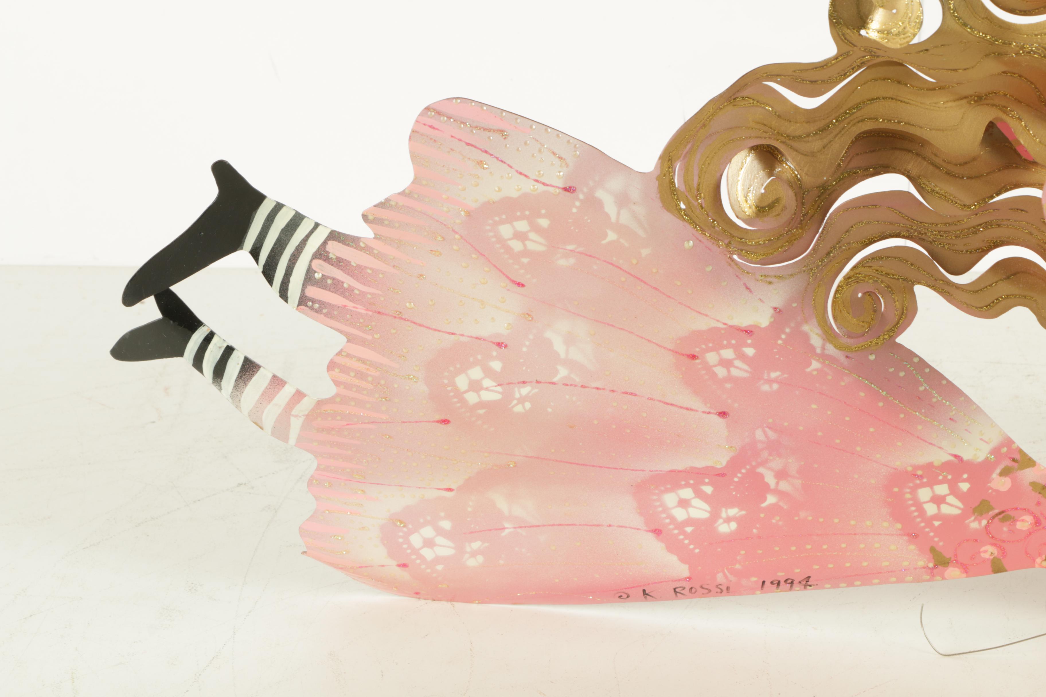 Karen Rossi Metal "Fanciful Flight" Sculpture