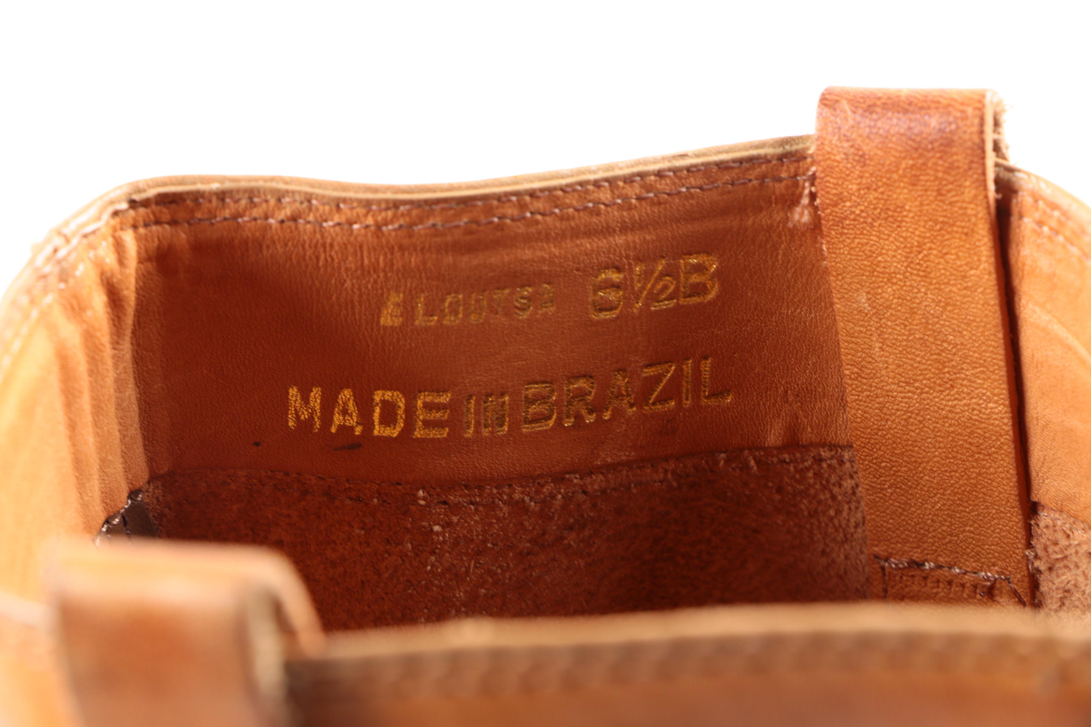Brazilian Made Leather Boots