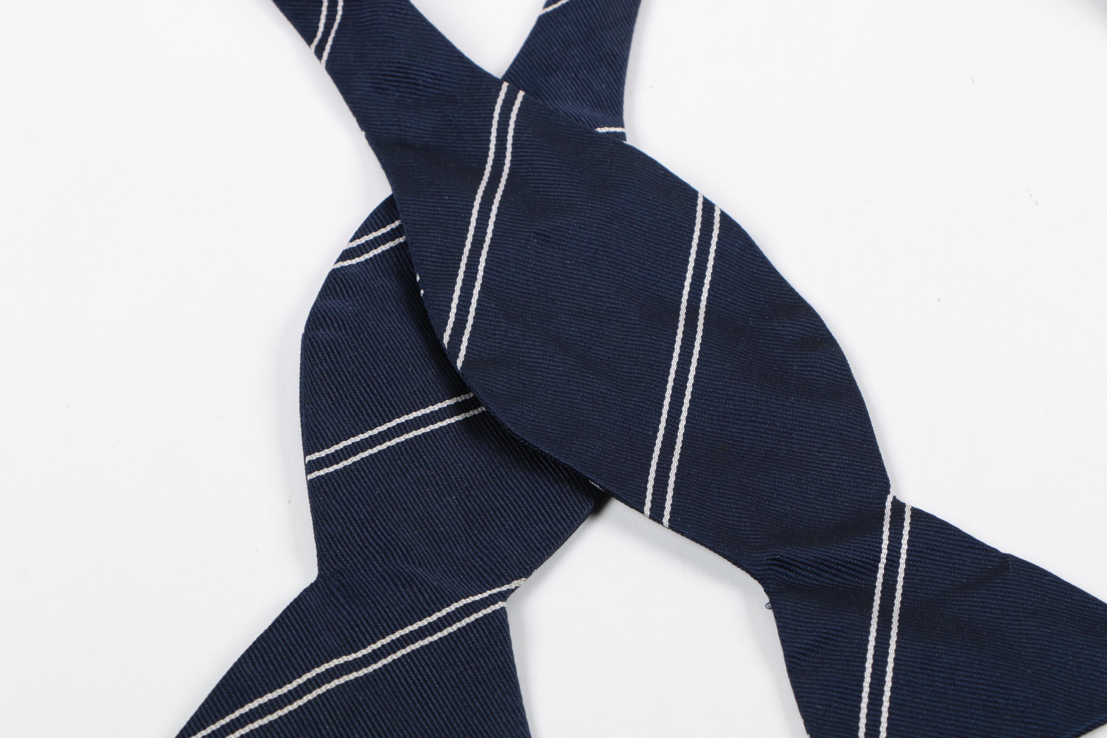 Silk Bow Ties Including Lanvin and Brooks Brothers