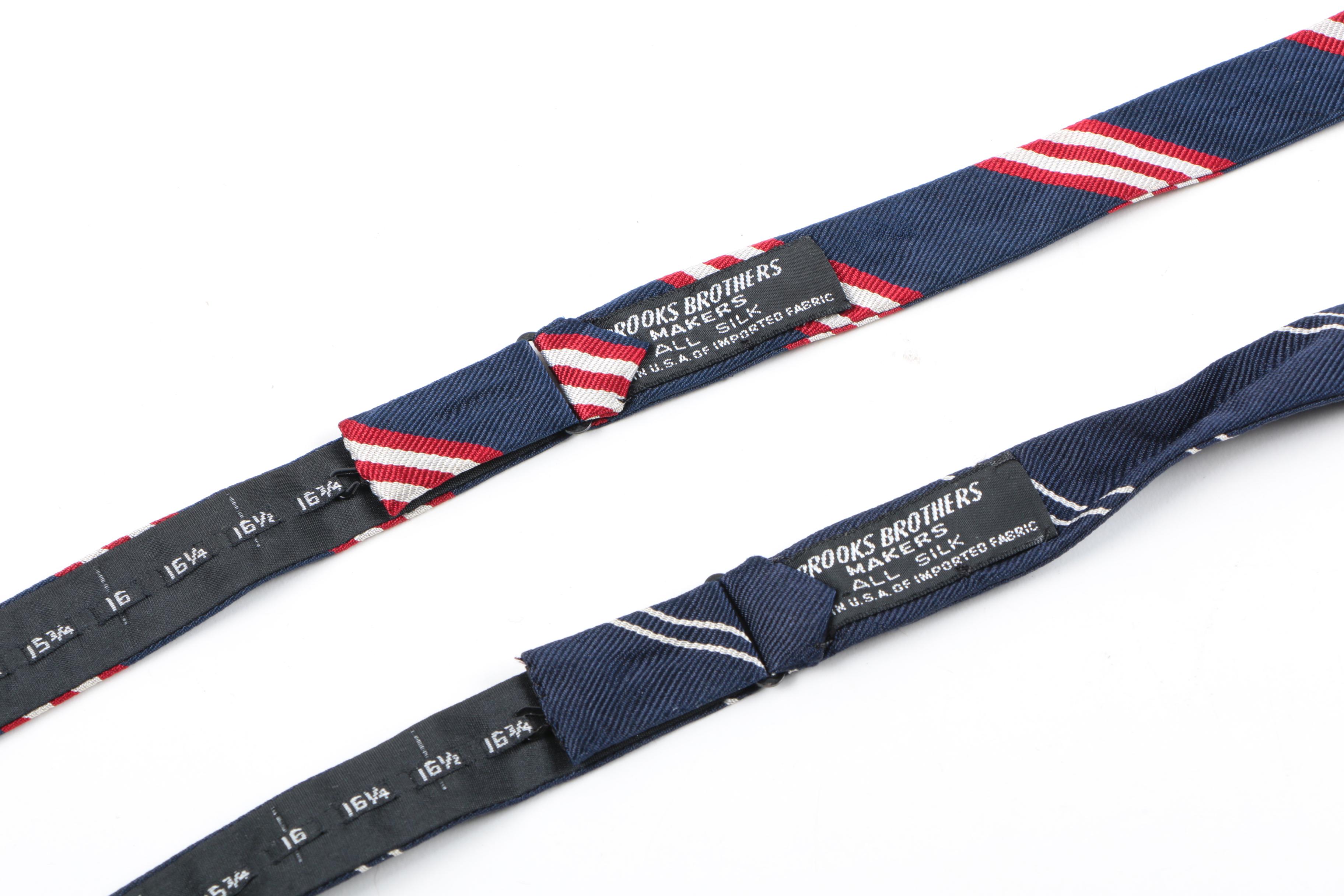 Silk Bow Ties Including Lanvin and Brooks Brothers