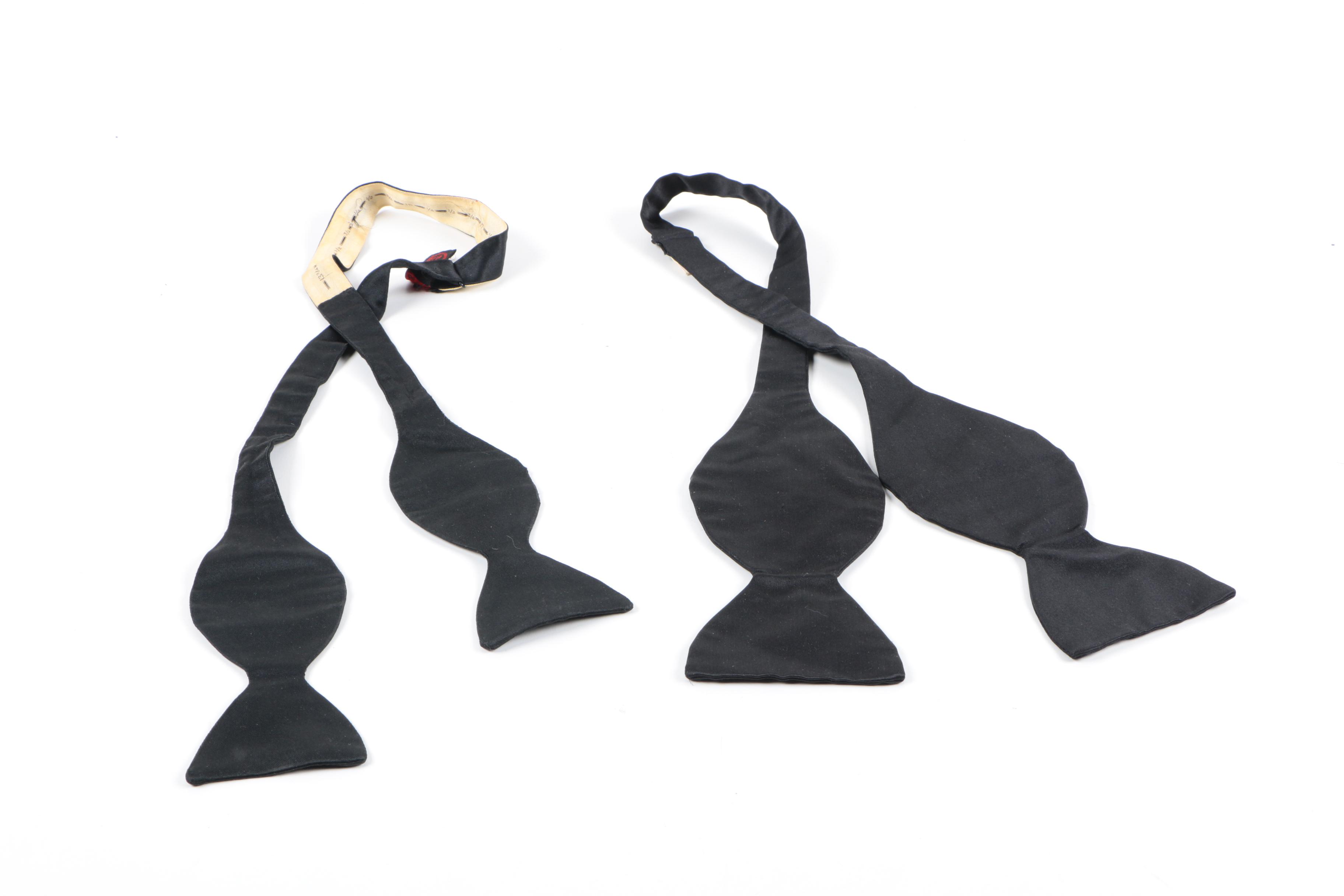 Silk Bow Ties Including Lanvin and Brooks Brothers