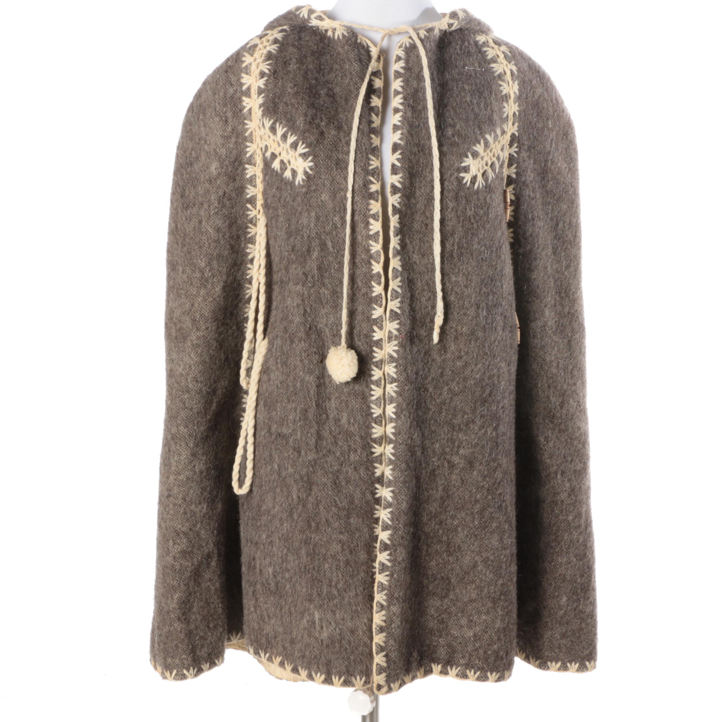Wool Hooded Coat