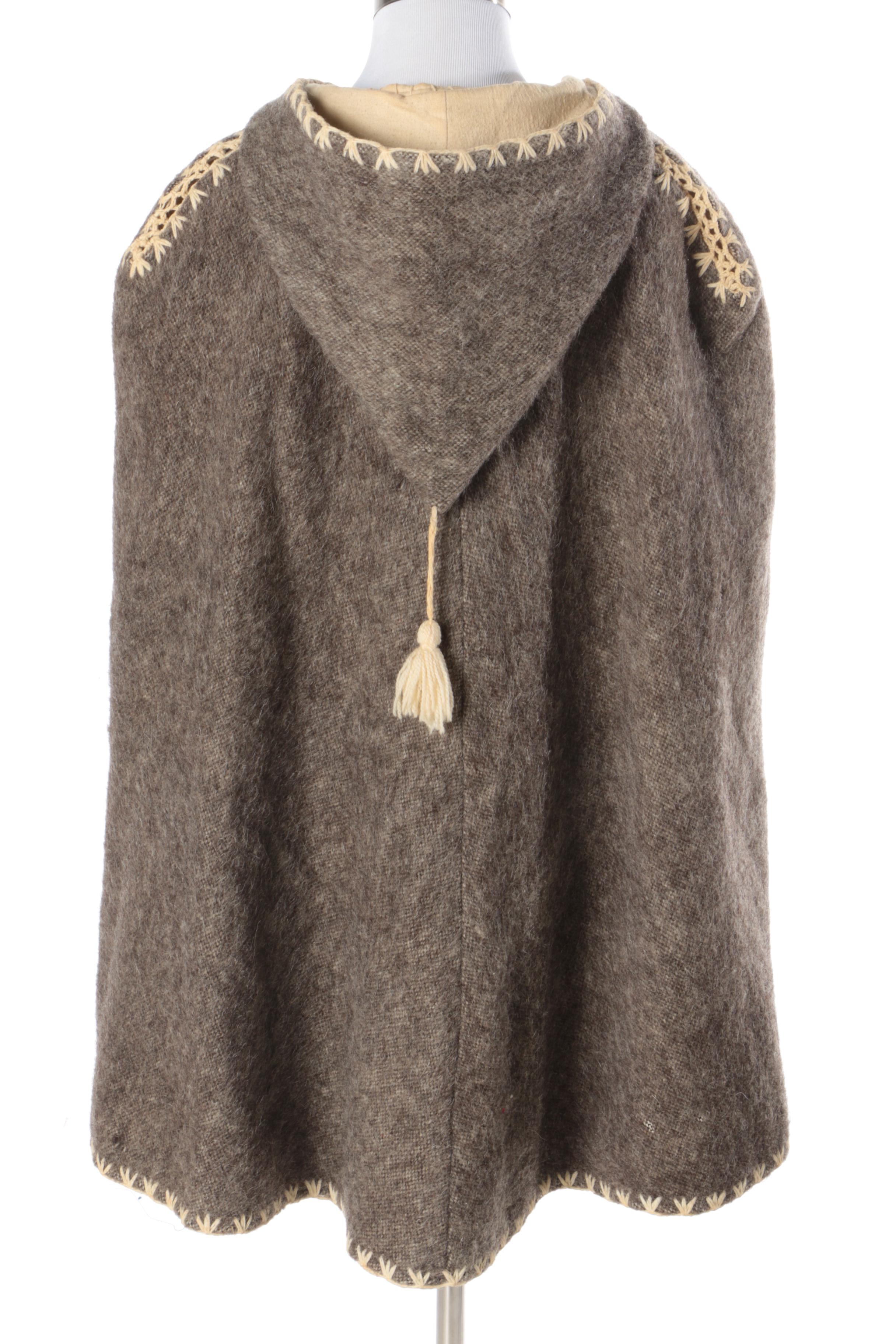 Wool Hooded Coat