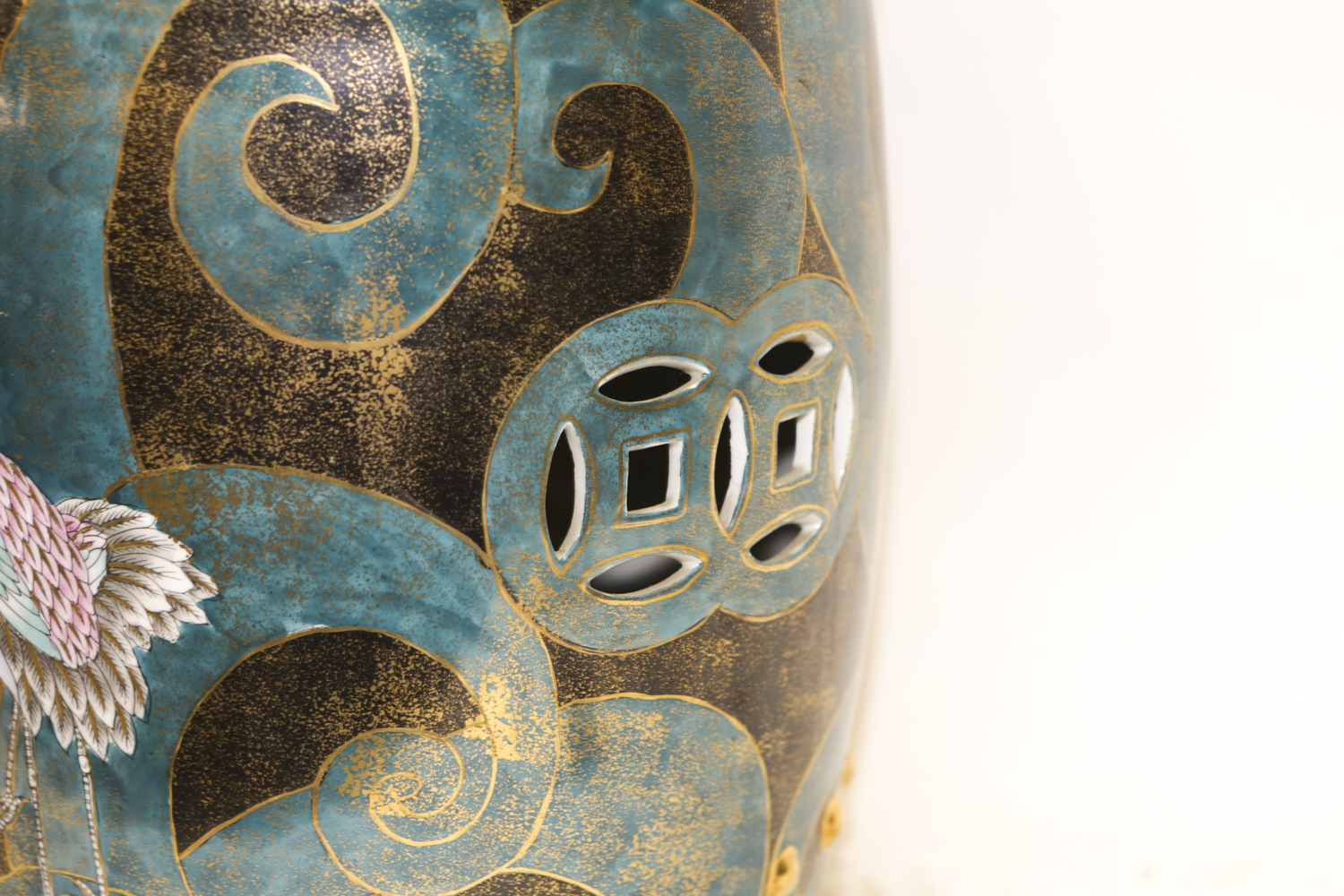 Ceramic Studded Plant Stand