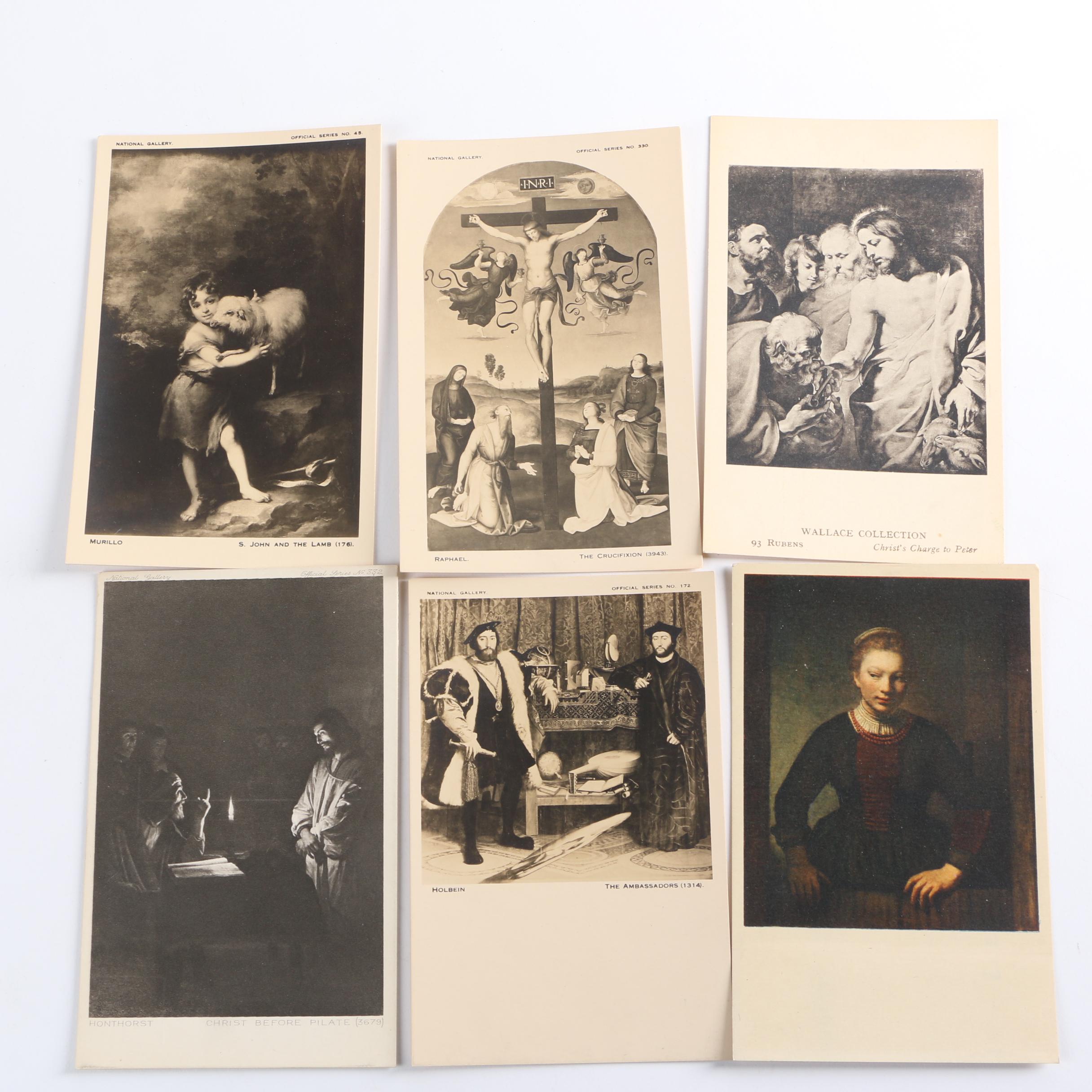 Vintage National Gallery Postcards