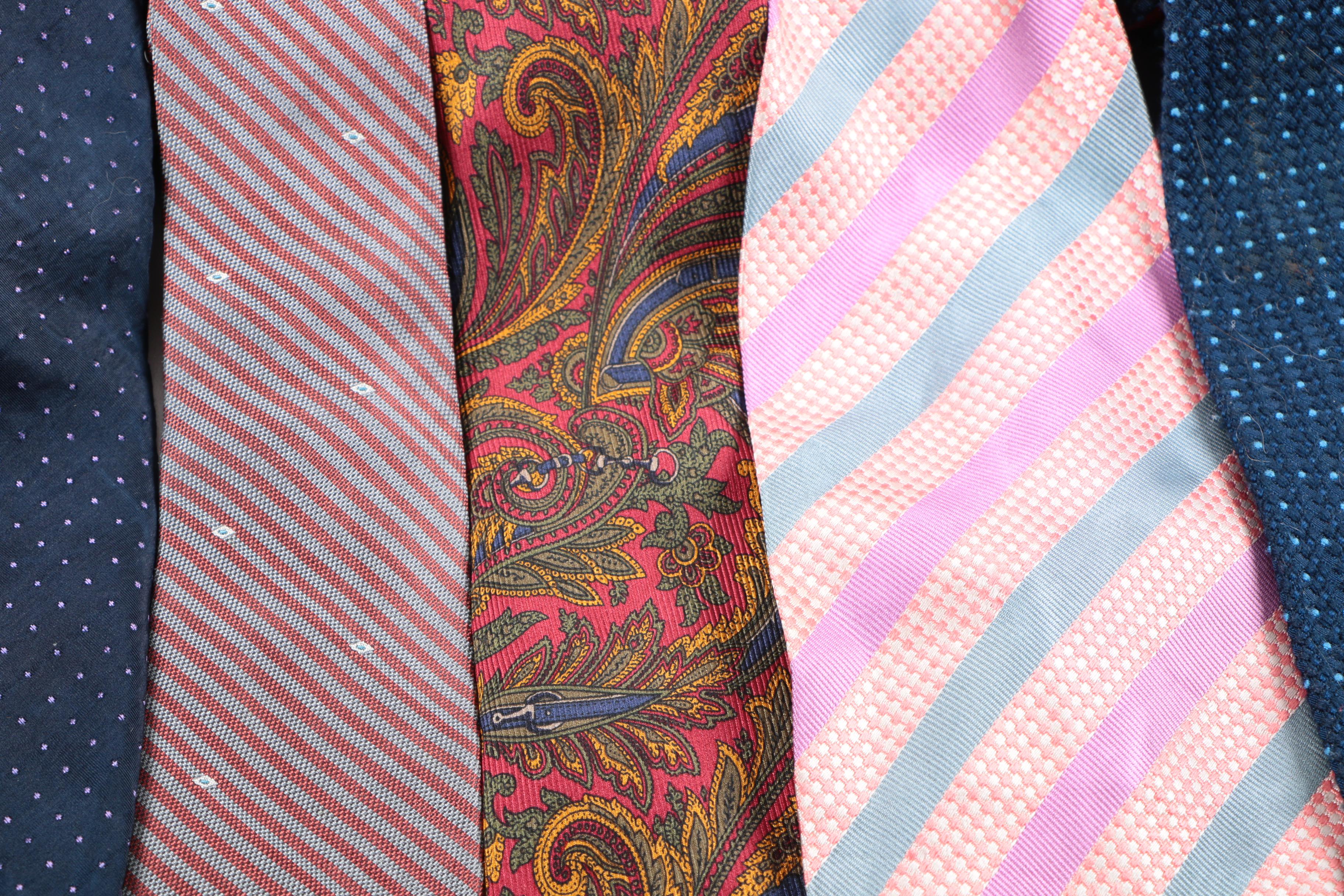 Assorted Neckties Including Jackie Rogers