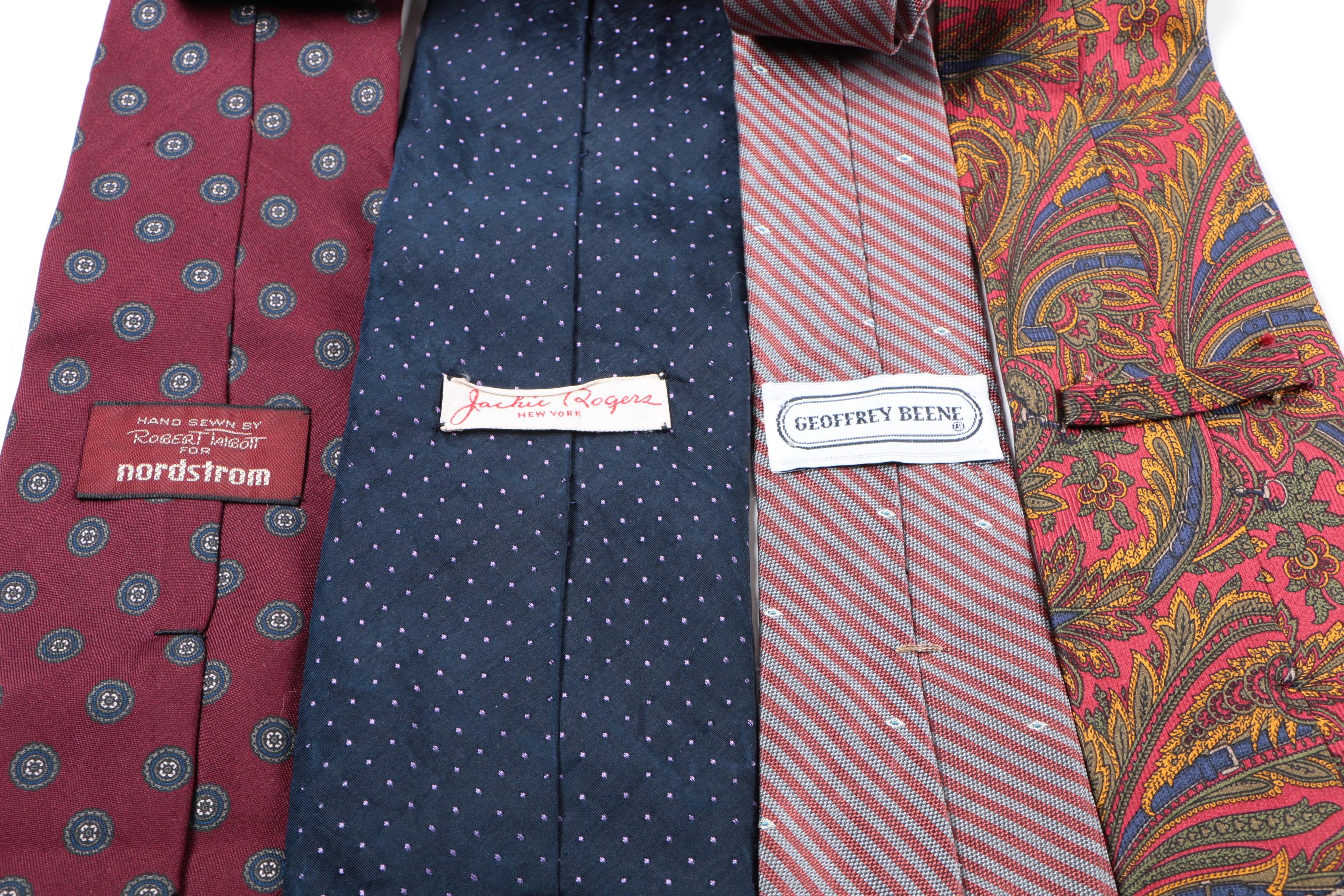 Assorted Neckties Including Jackie Rogers