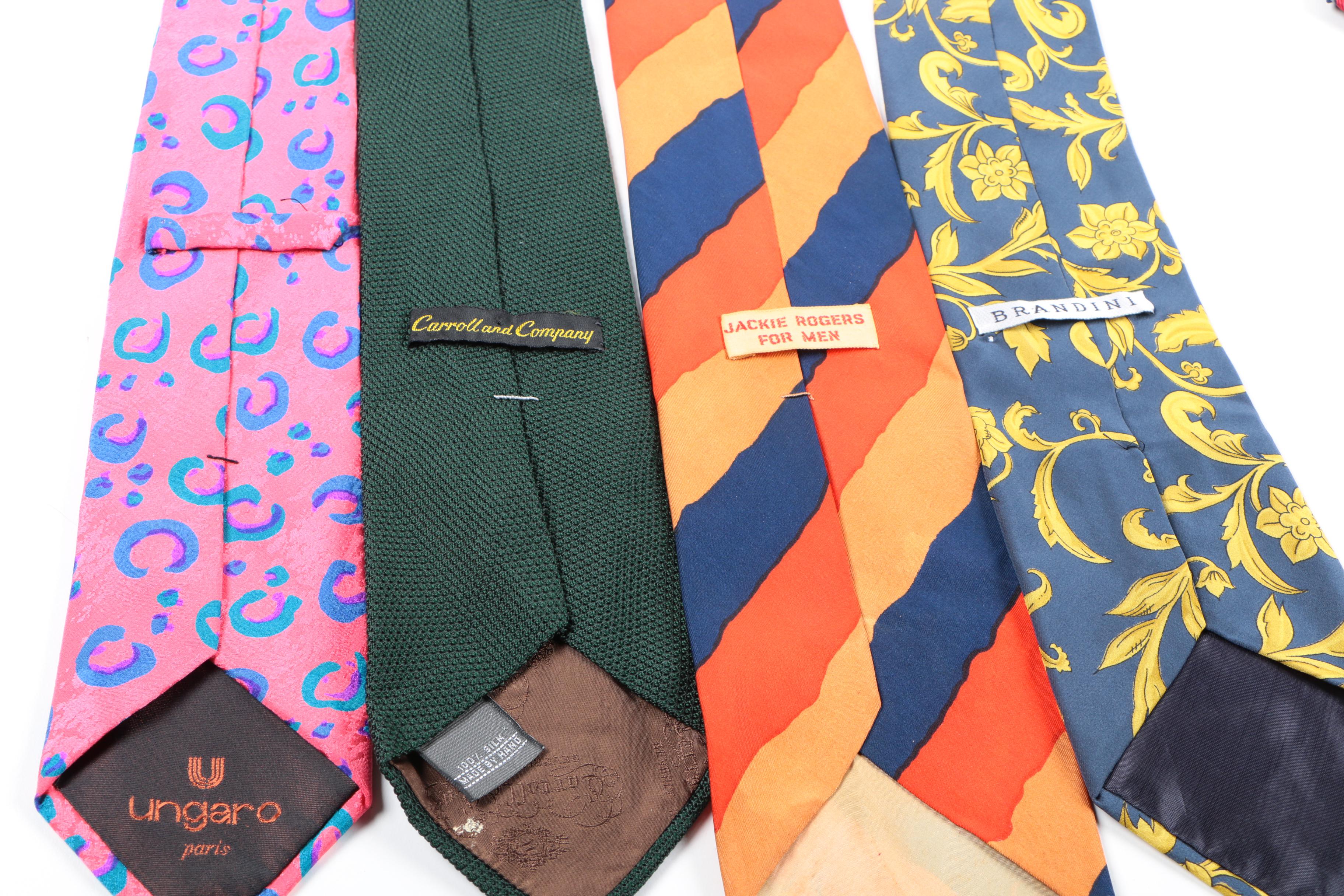 Assorted Neckties Including Jackie Rogers