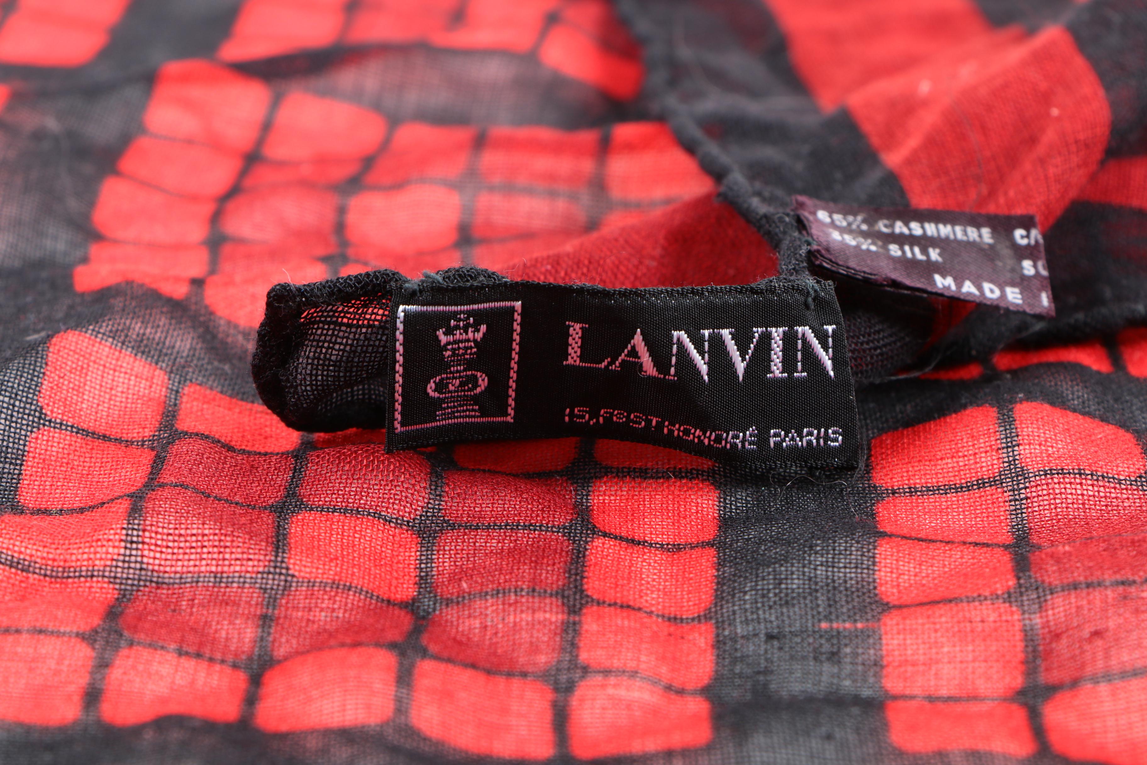 Lanvin and Christian Dior Scarves
