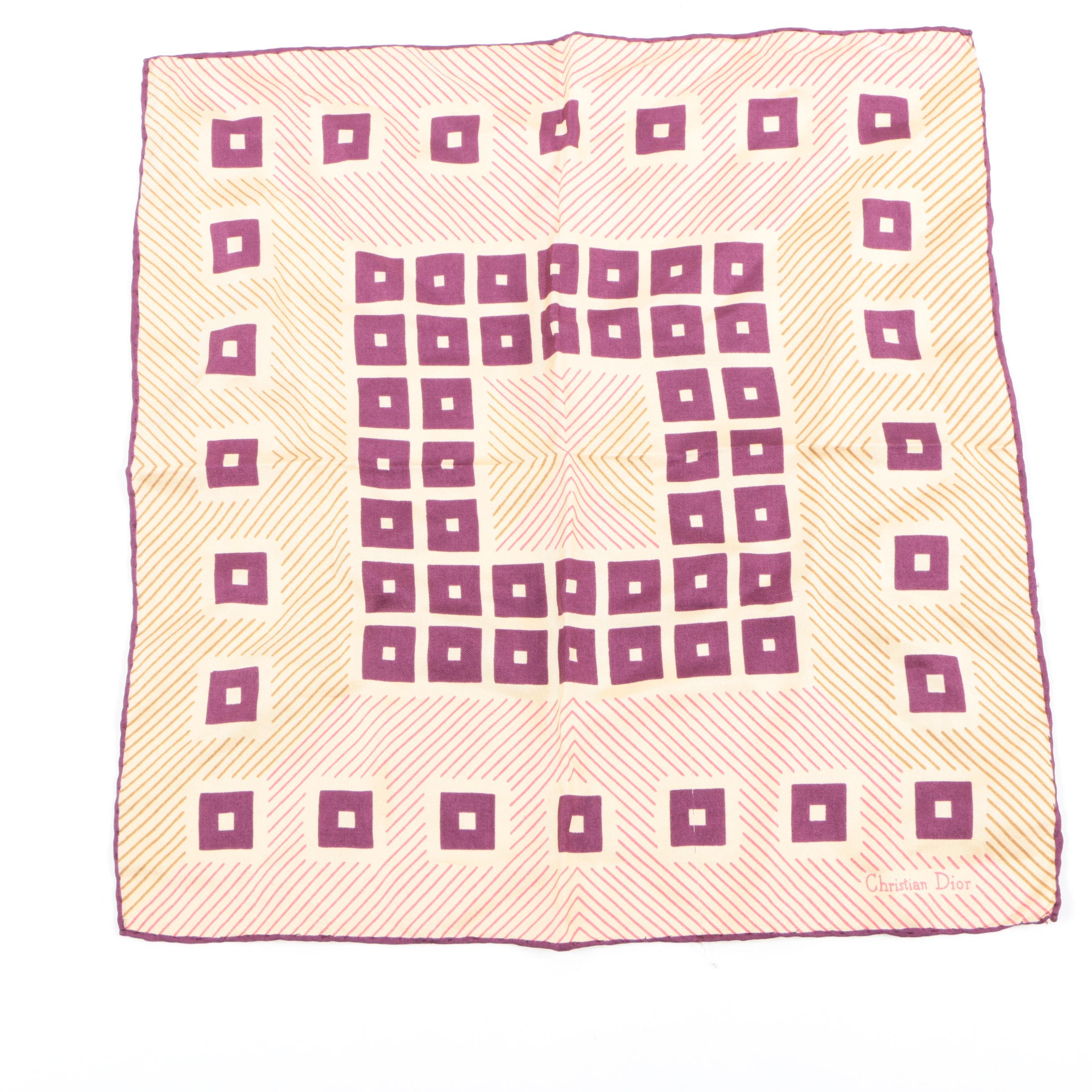 Lanvin and Christian Dior Scarves