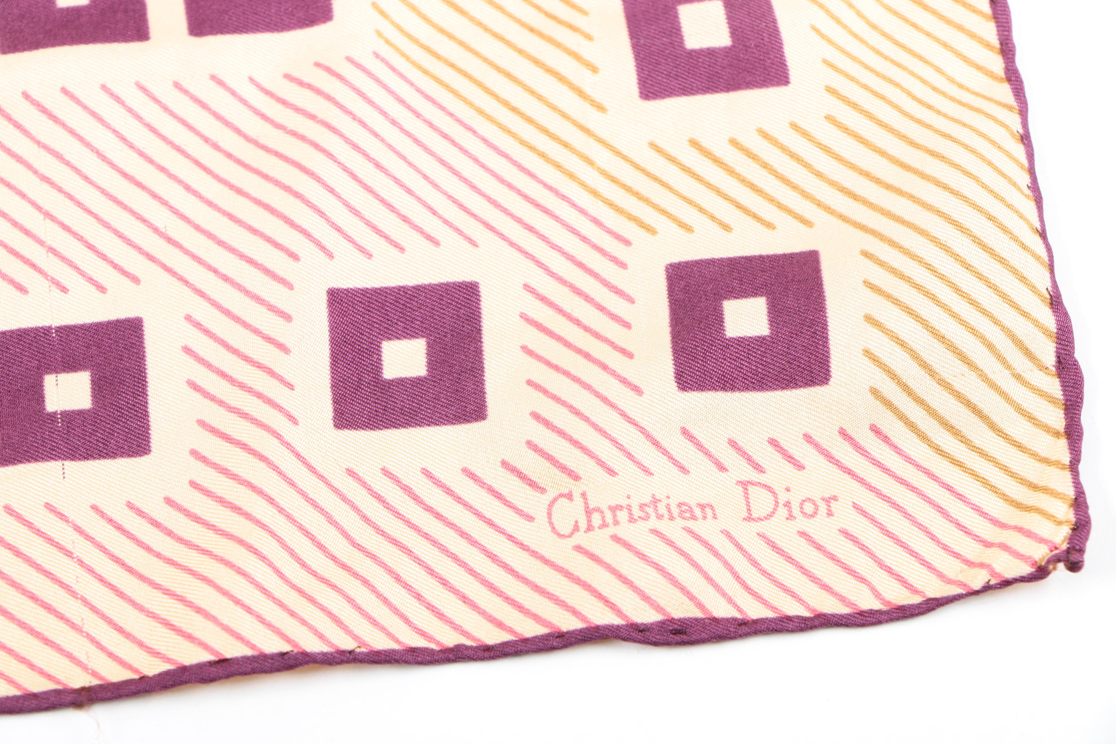 Lanvin and Christian Dior Scarves