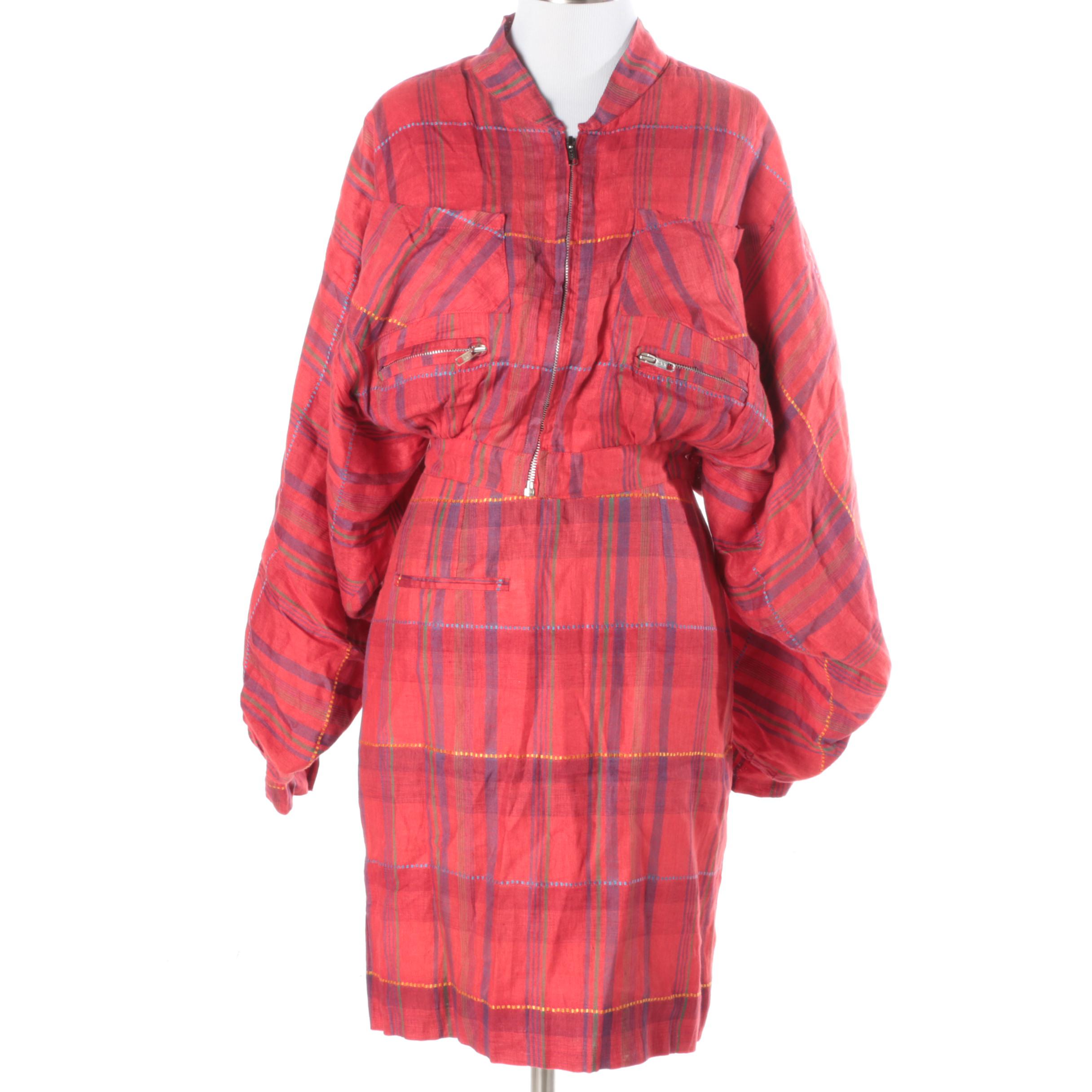 Claude Barthelemy Linen Skirt and Skirt Set