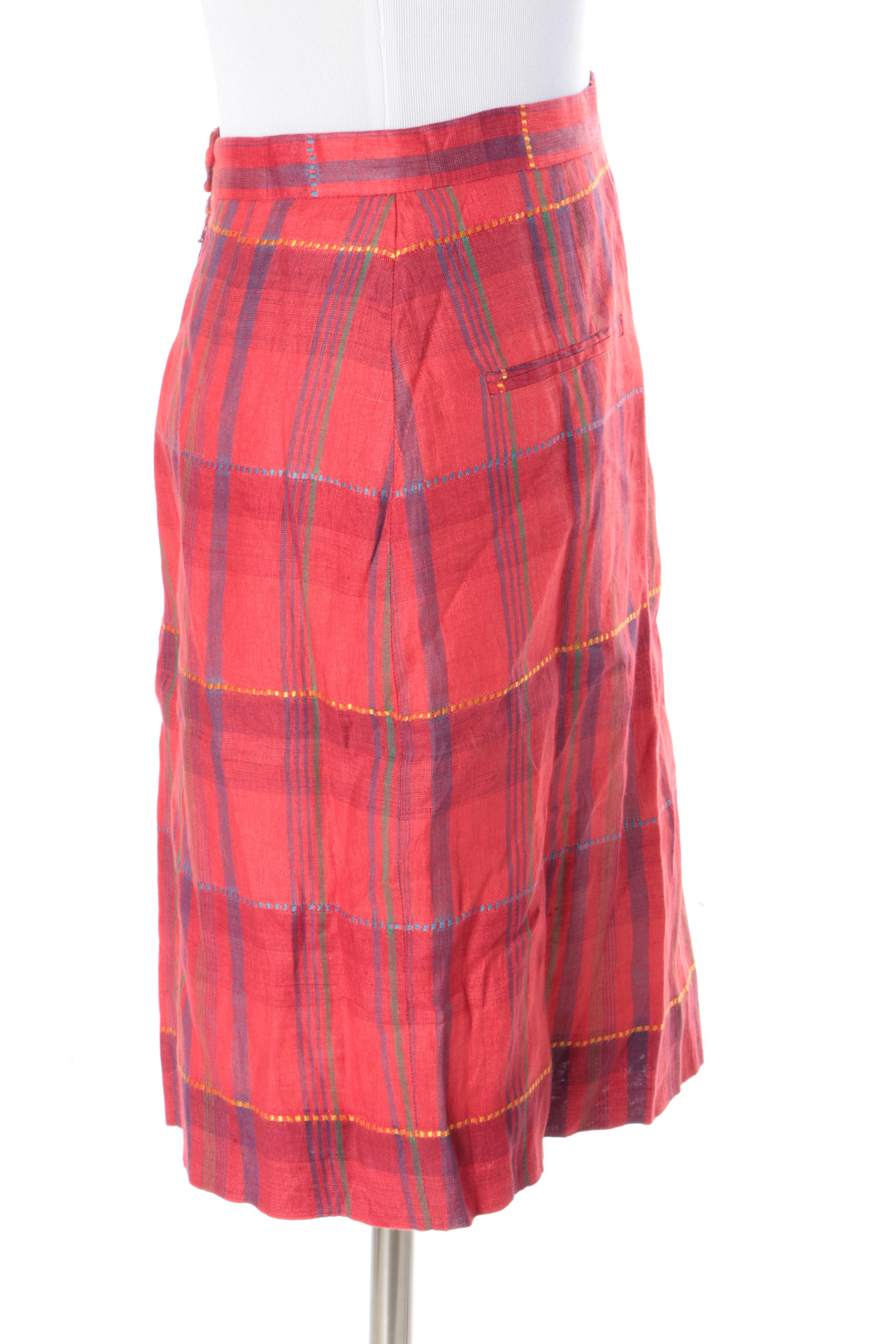 Claude Barthelemy Linen Skirt and Skirt Set