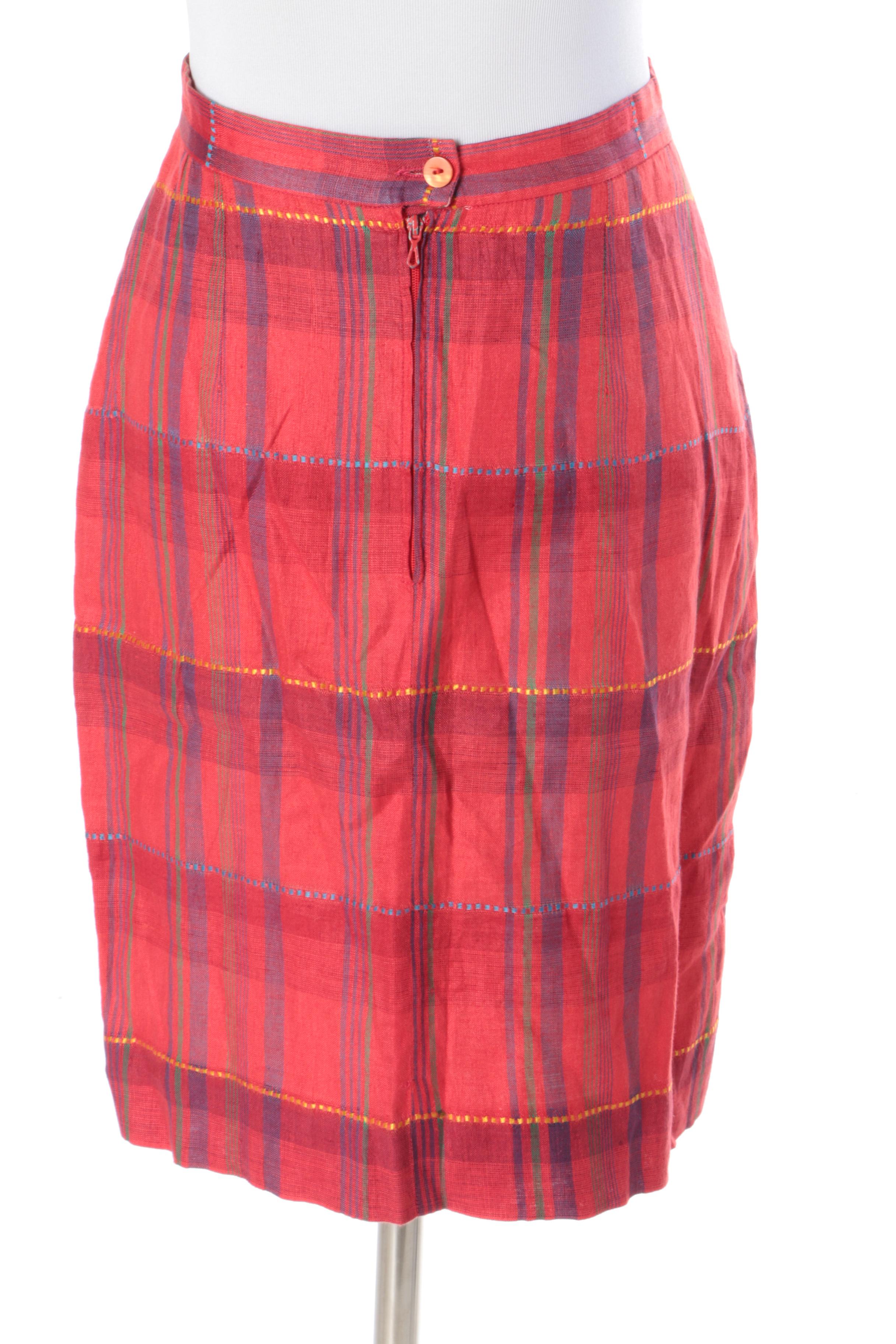 Claude Barthelemy Linen Skirt and Skirt Set