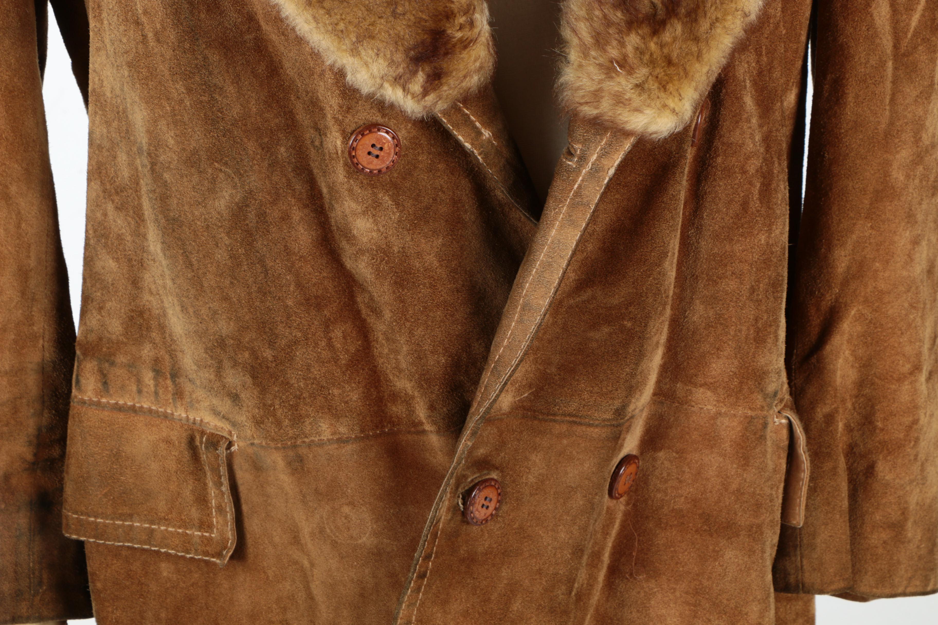 Men's Suede and Fur Coat by Ericson