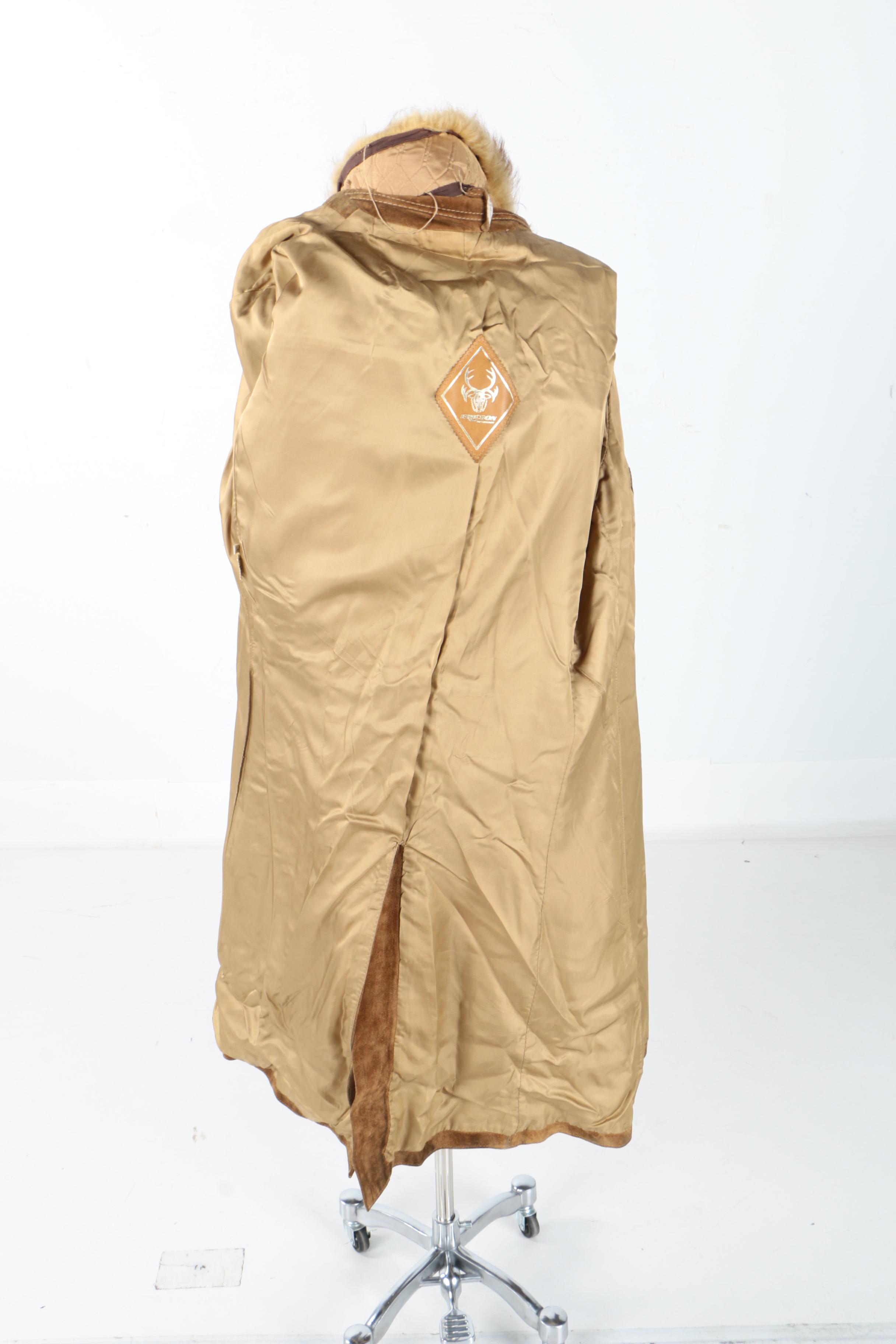 Men's Suede and Fur Coat by Ericson