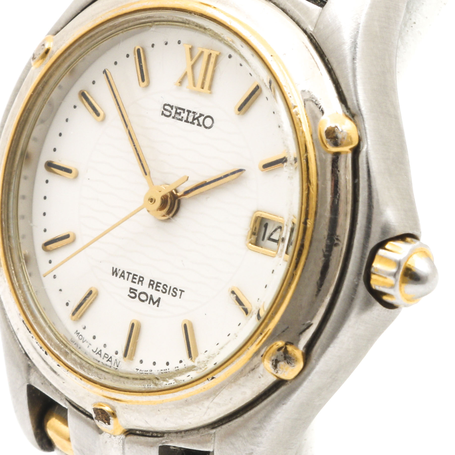 Seiko Two-Tone Stainless Steel Watch