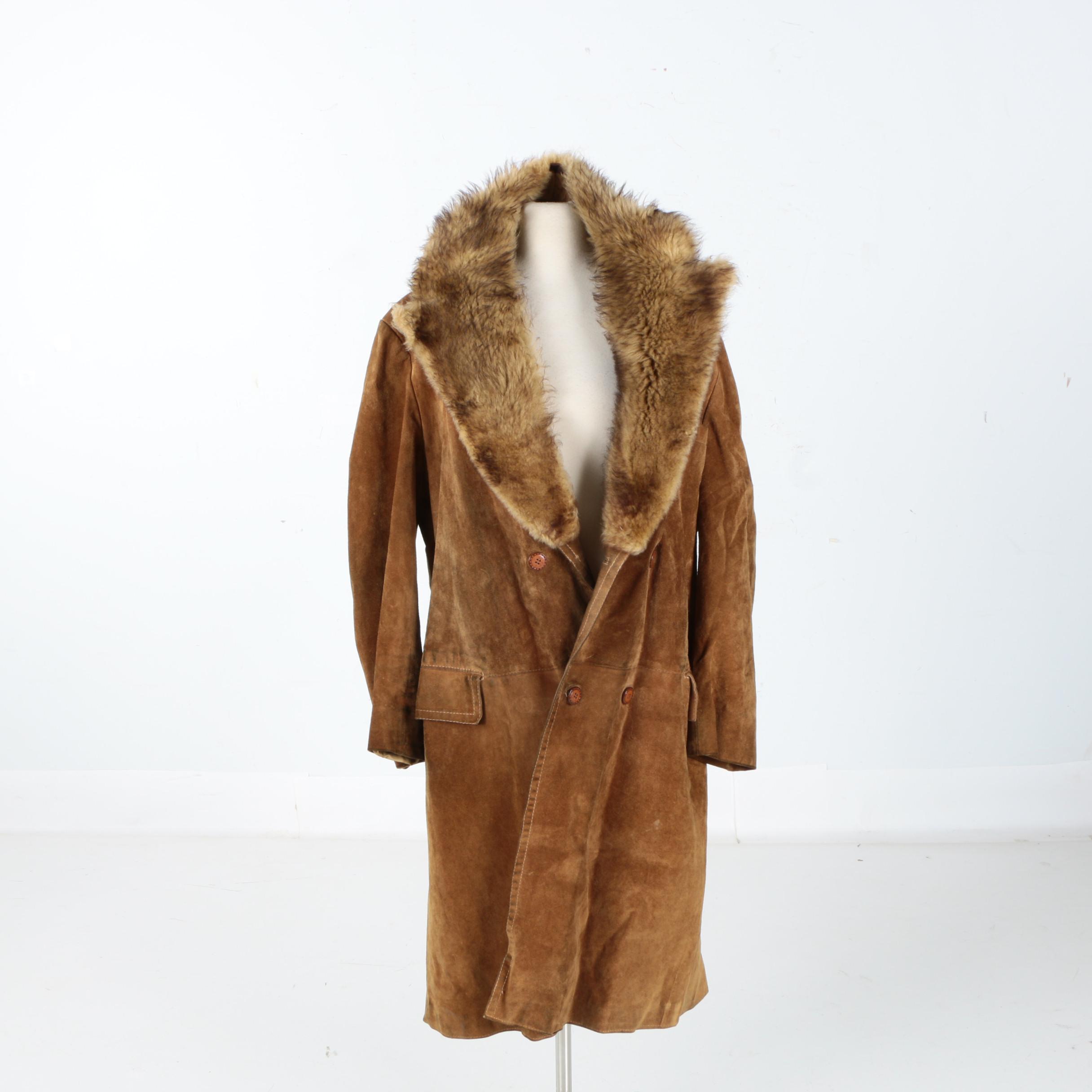Men's Suede and Fur Coat by Ericson