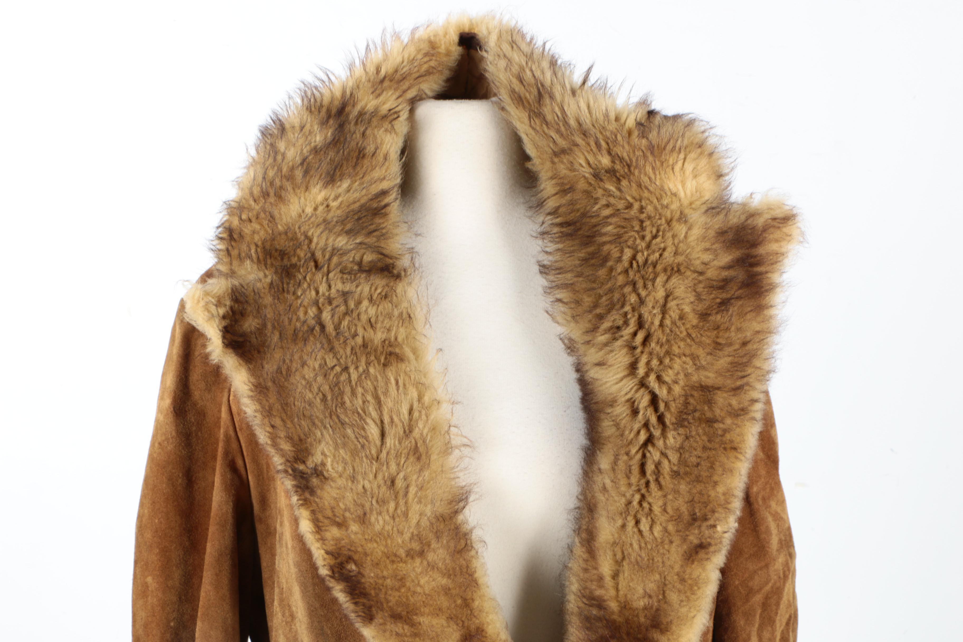 Men's Suede and Fur Coat by Ericson
