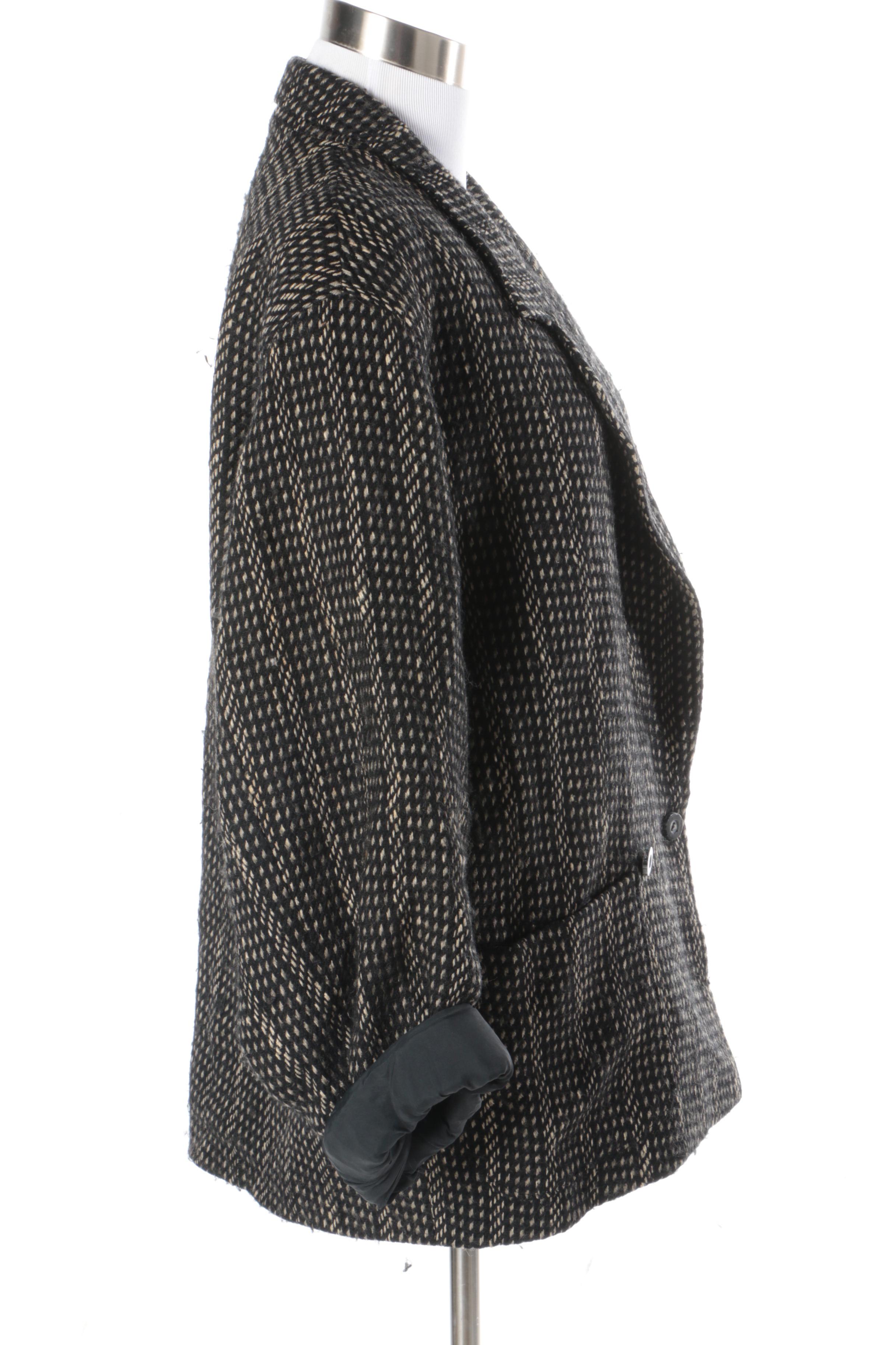 Women's Cygne Design Dianne B. Vintage Oversized Wool Blazer Jacket