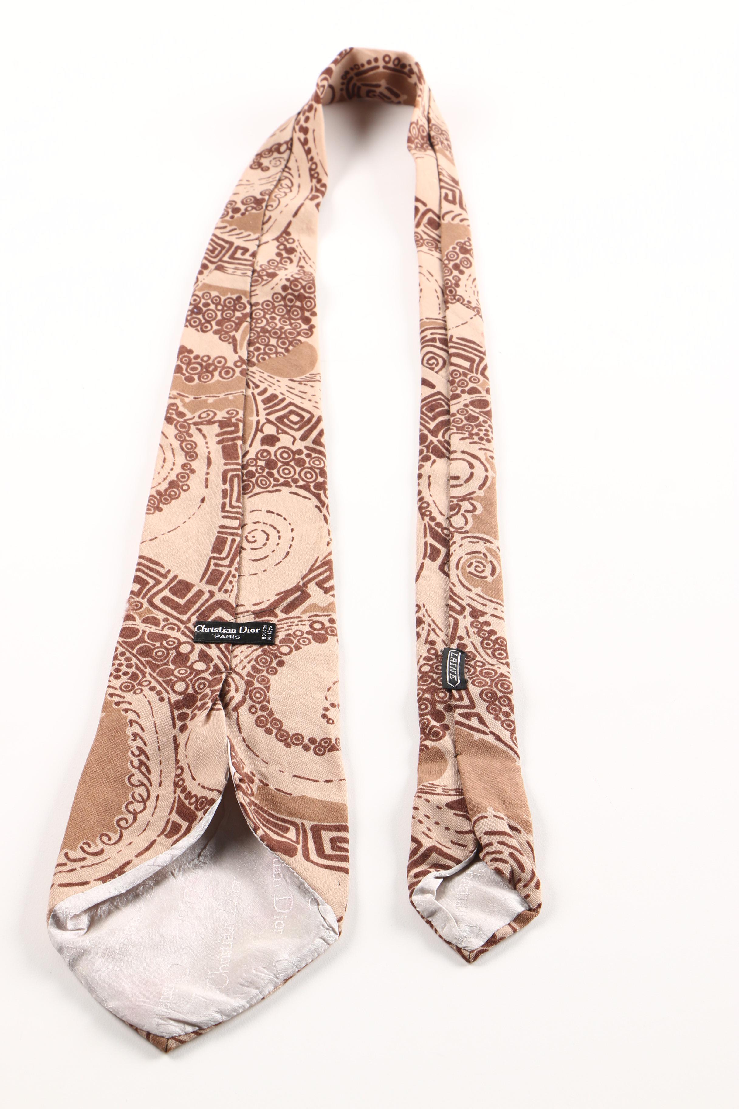 Christian Dior Necktie with Gucci Ties