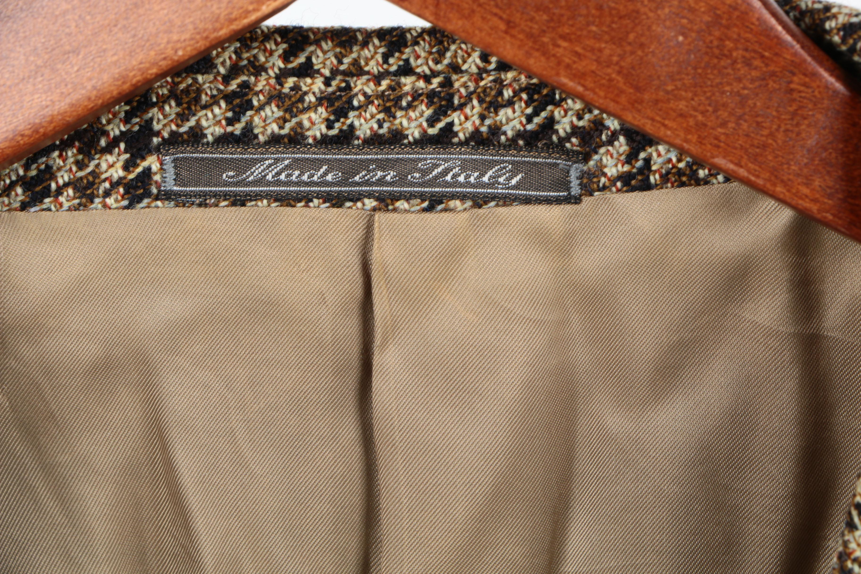 Barneys New York Houndstooth Style Suit Jacket with Another Jacket