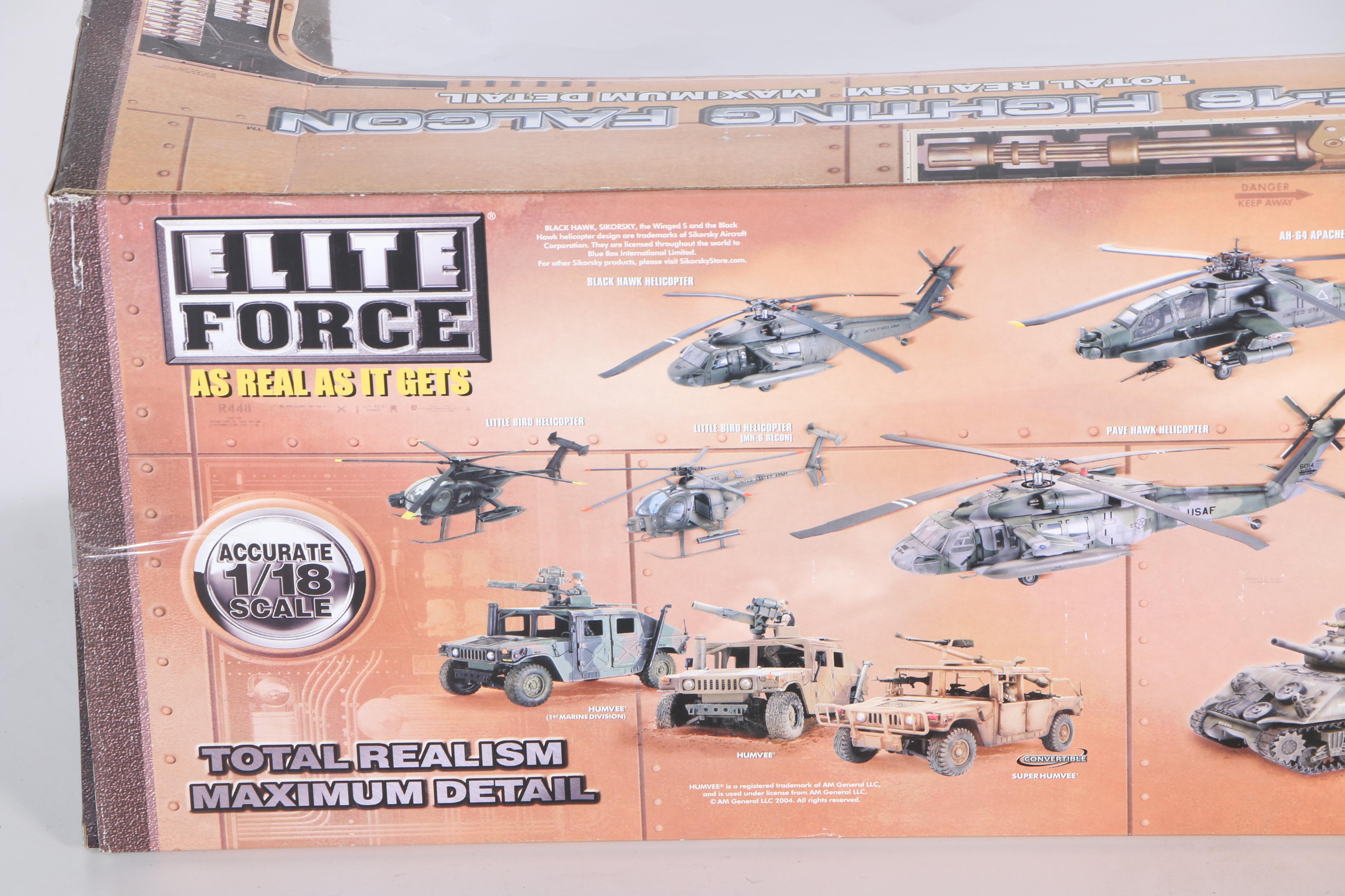 Elite Force 1/18 Scale U.S.A.F. F-16 Fighting Falcon Toy