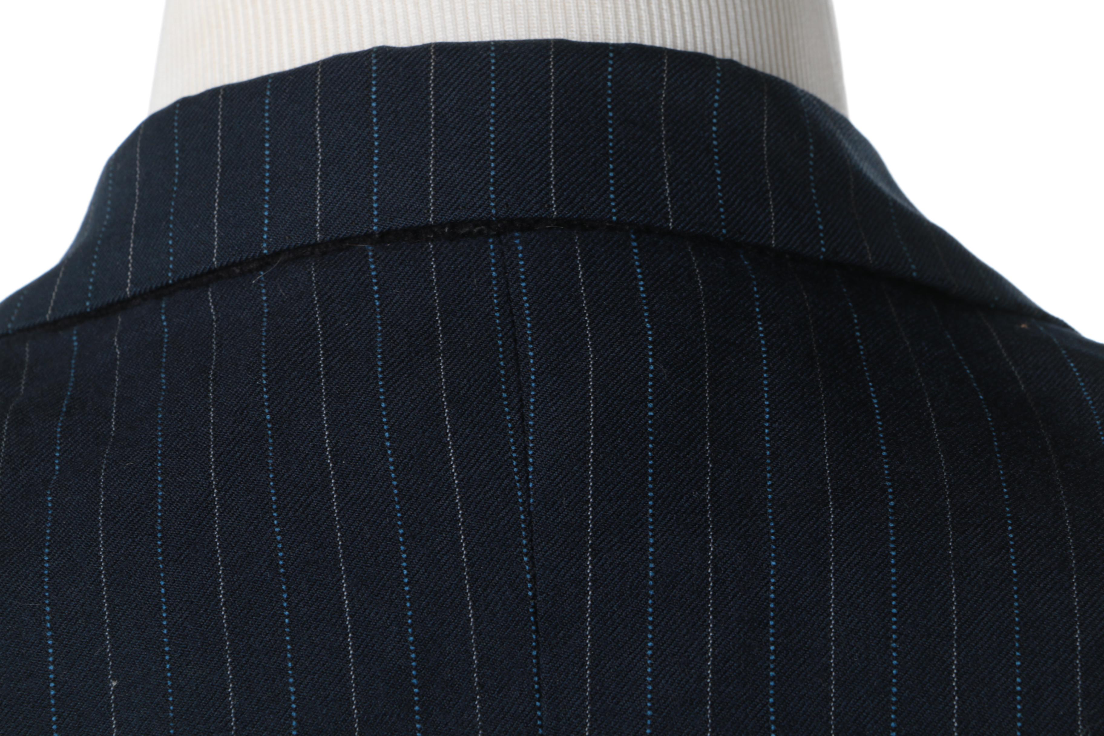 Vintage Custom Made Double Breasted Suit Coat by Sills