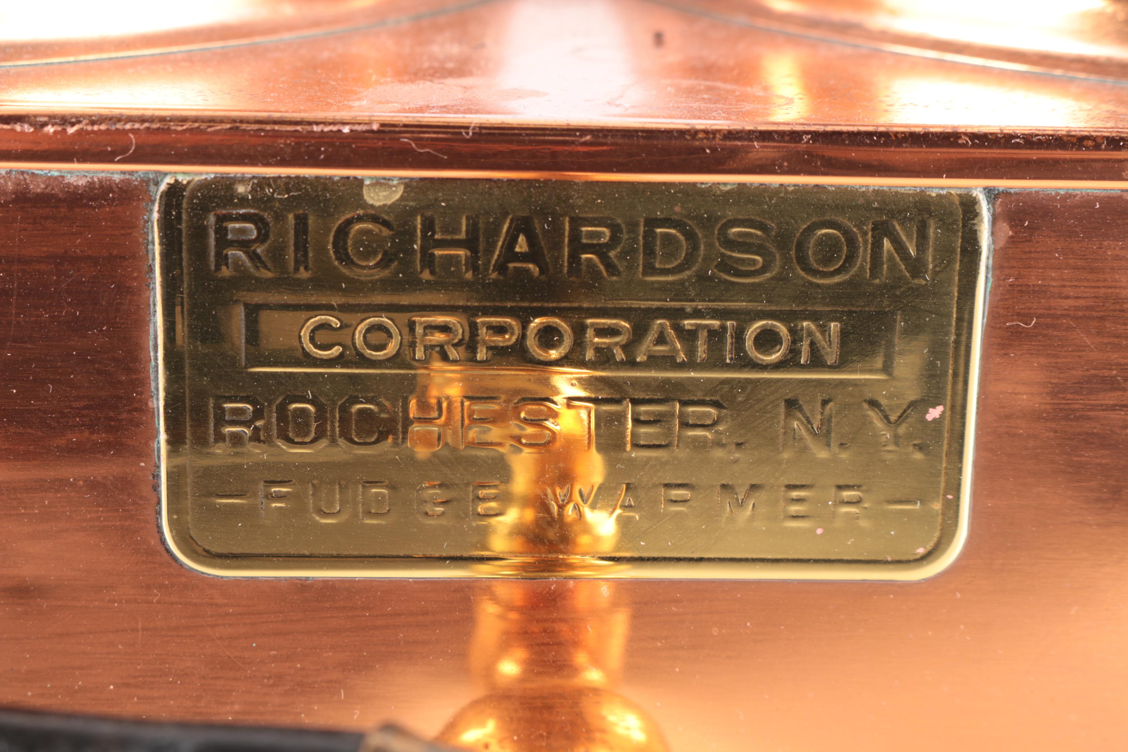 Richardson Copper Fudge Warmer