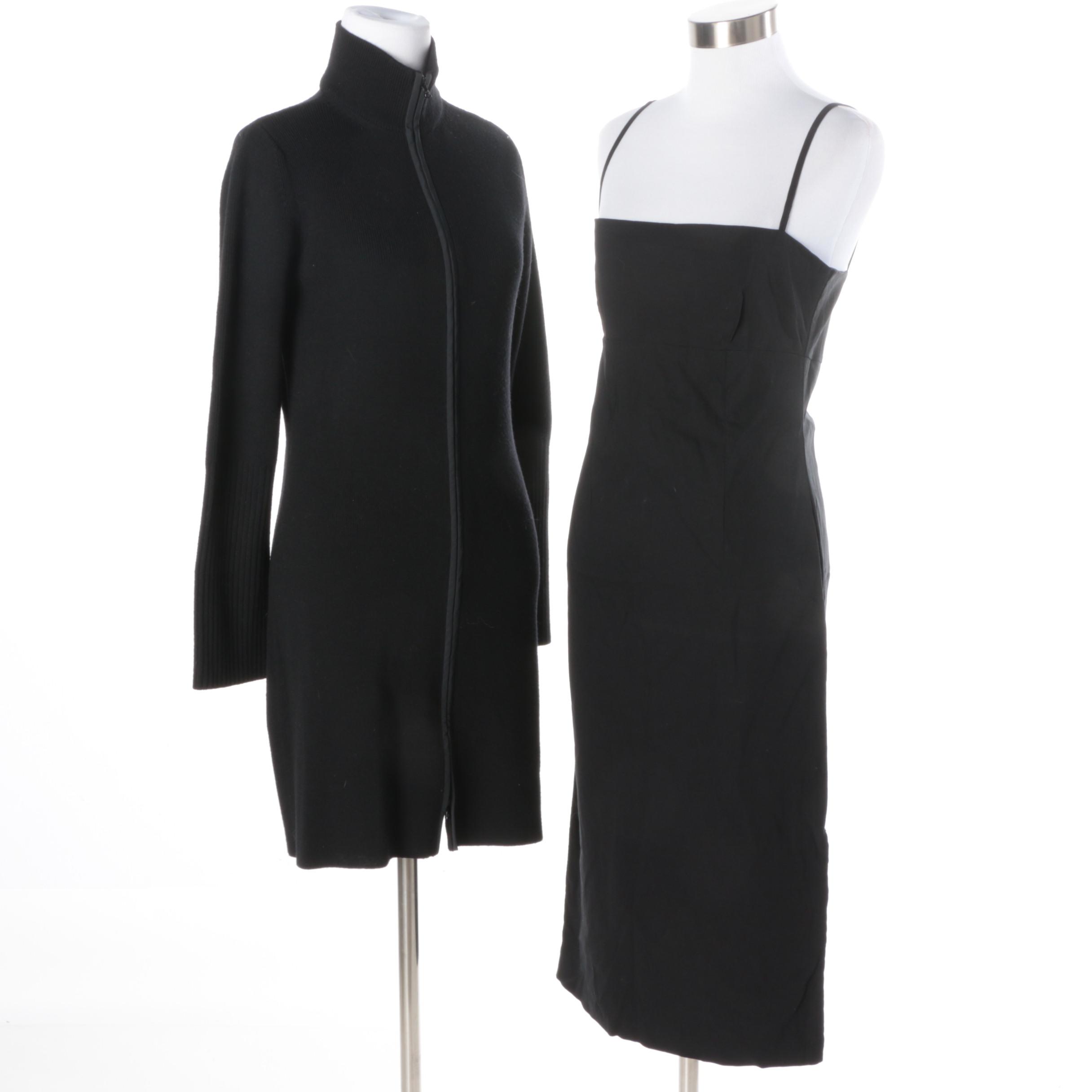 Women's Black Dresses Including Elie Tahari