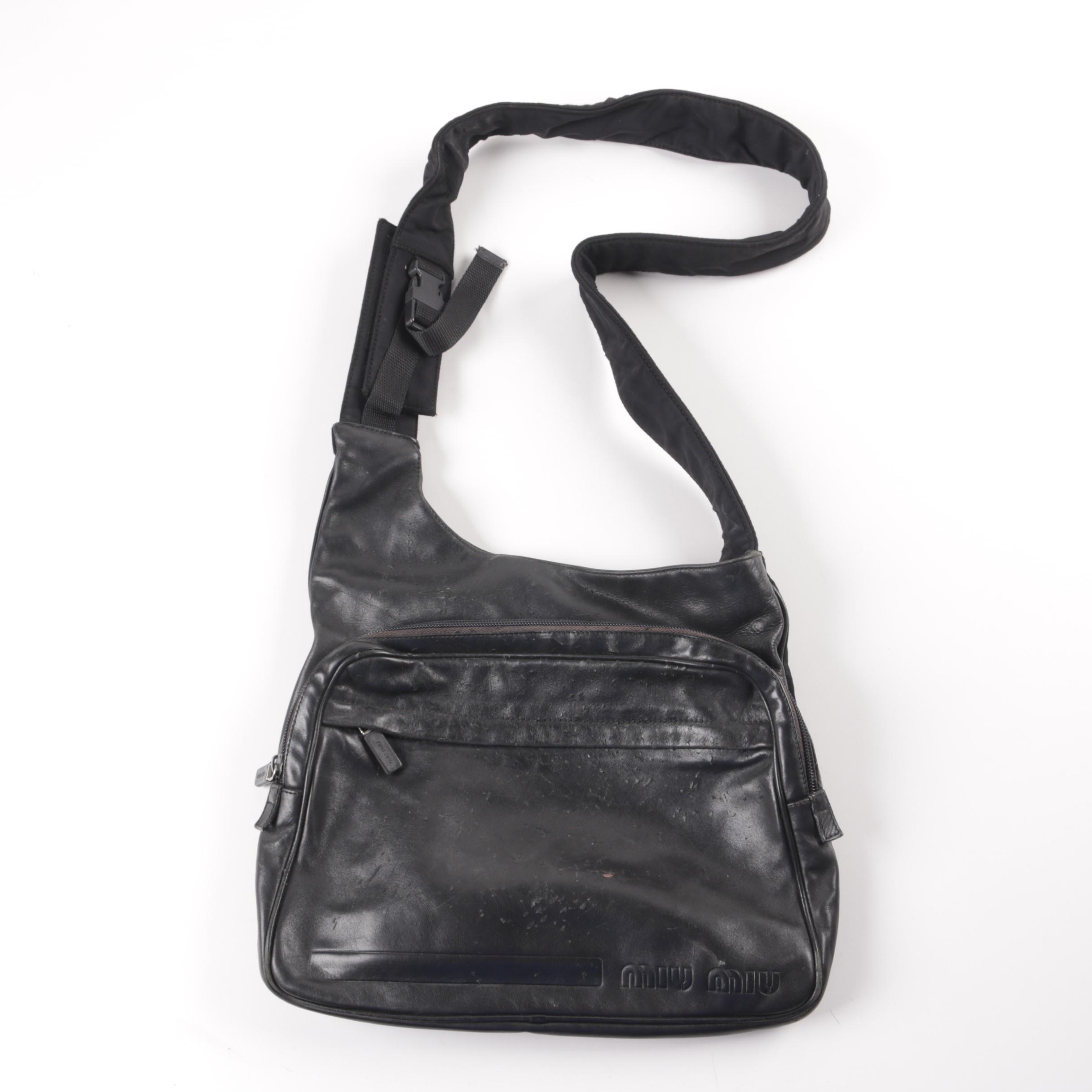 Miu Miu Leather Cross Body Bag