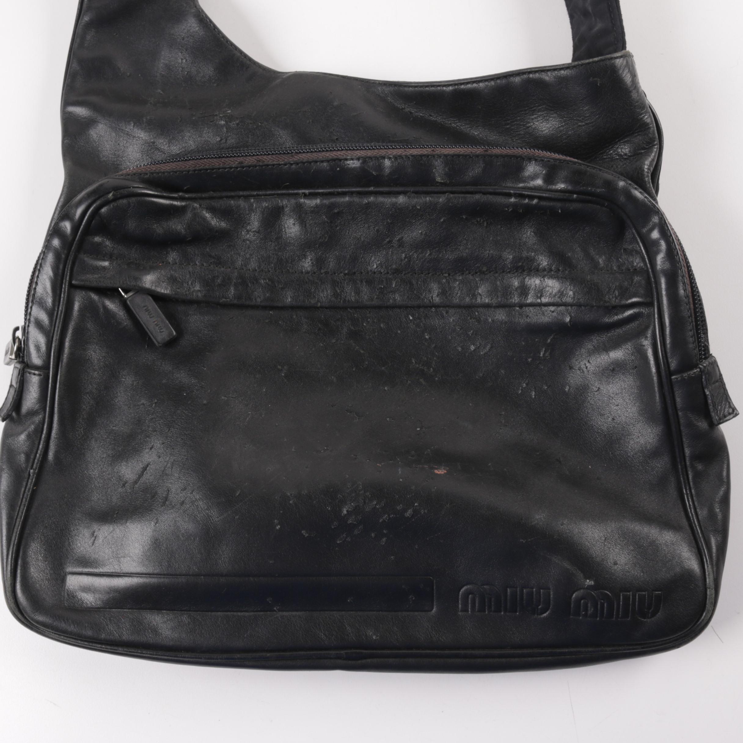 Miu Miu Leather Cross Body Bag