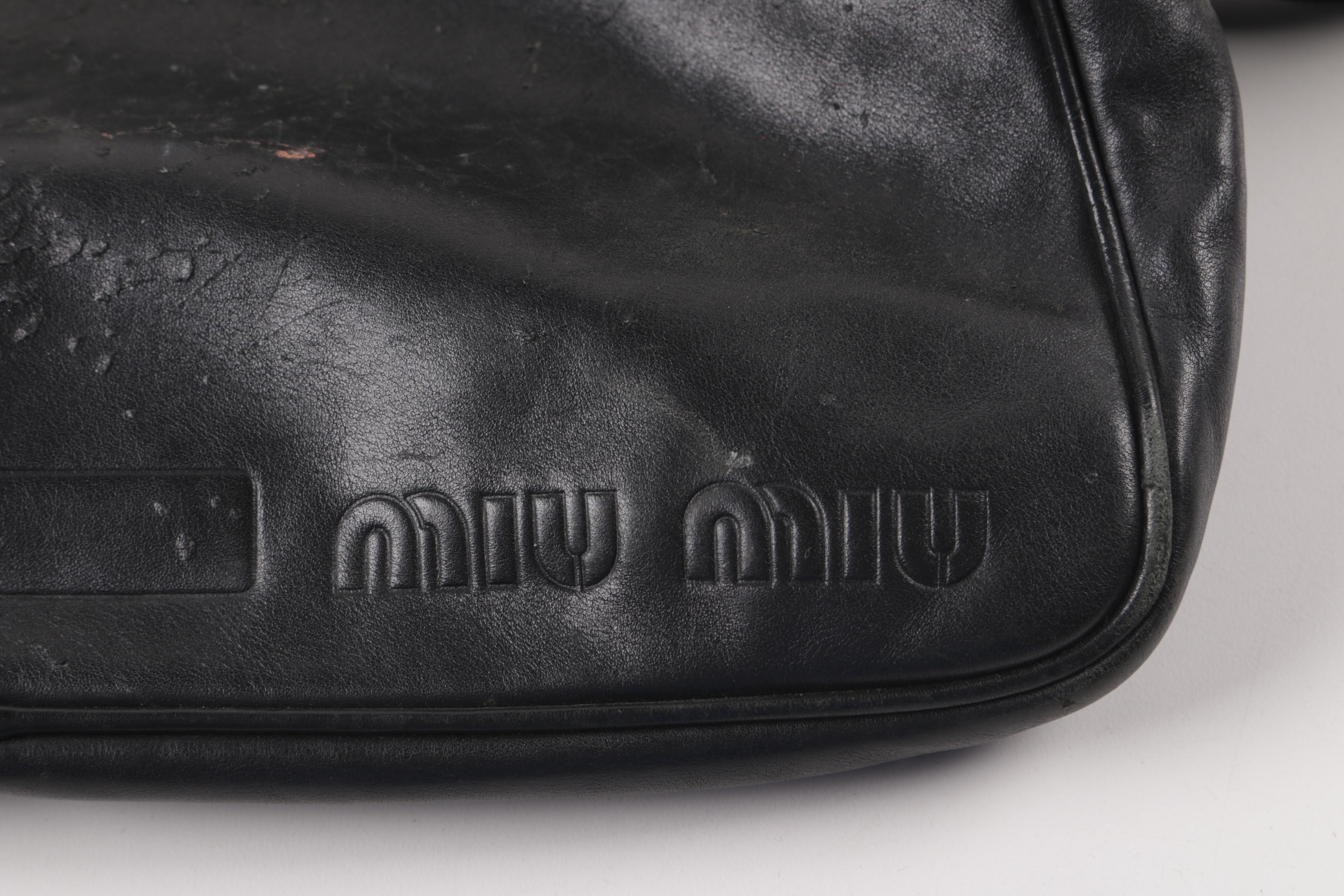 Miu Miu Leather Cross Body Bag