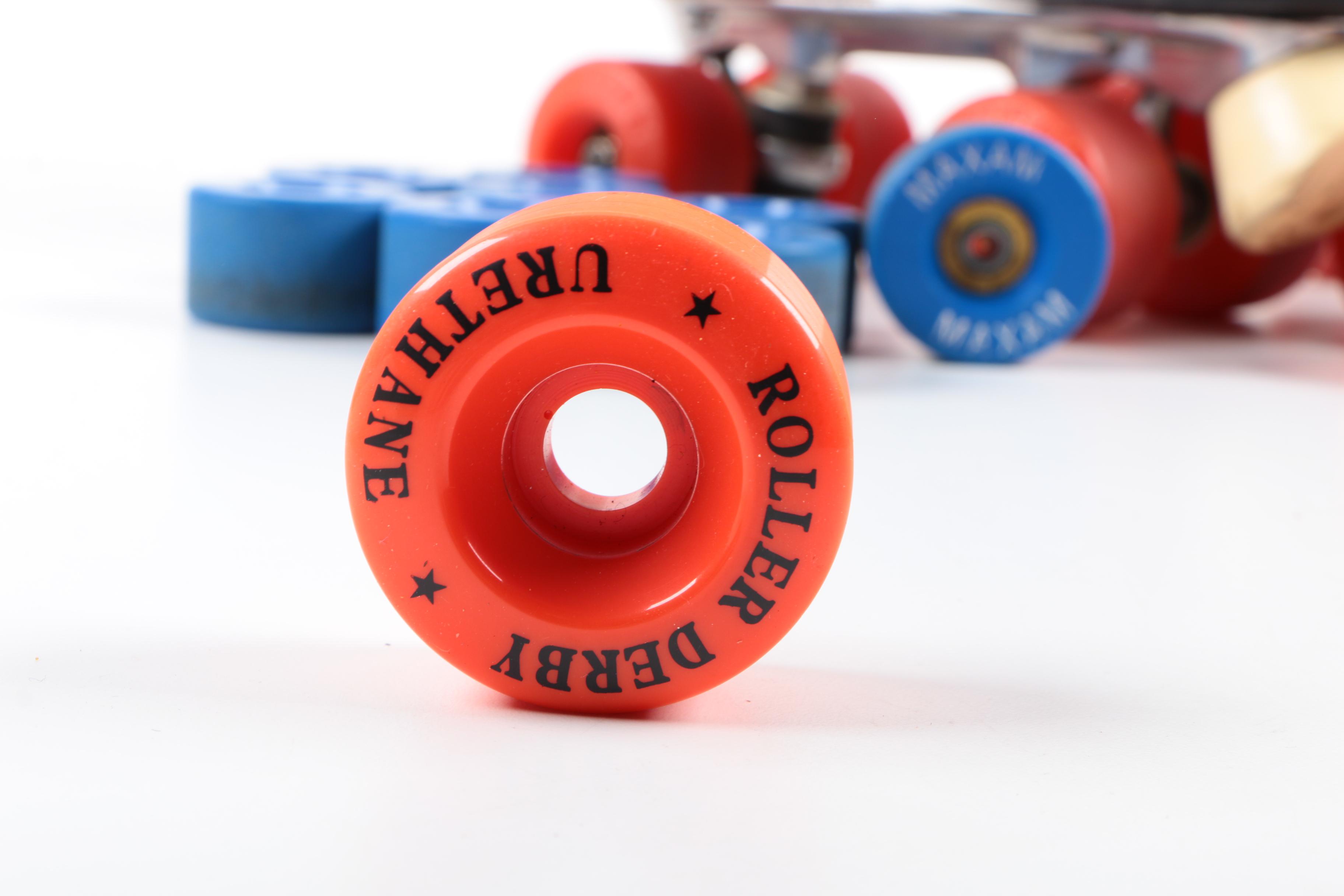 Women's Roller Skates with Extra Wheels and Laces