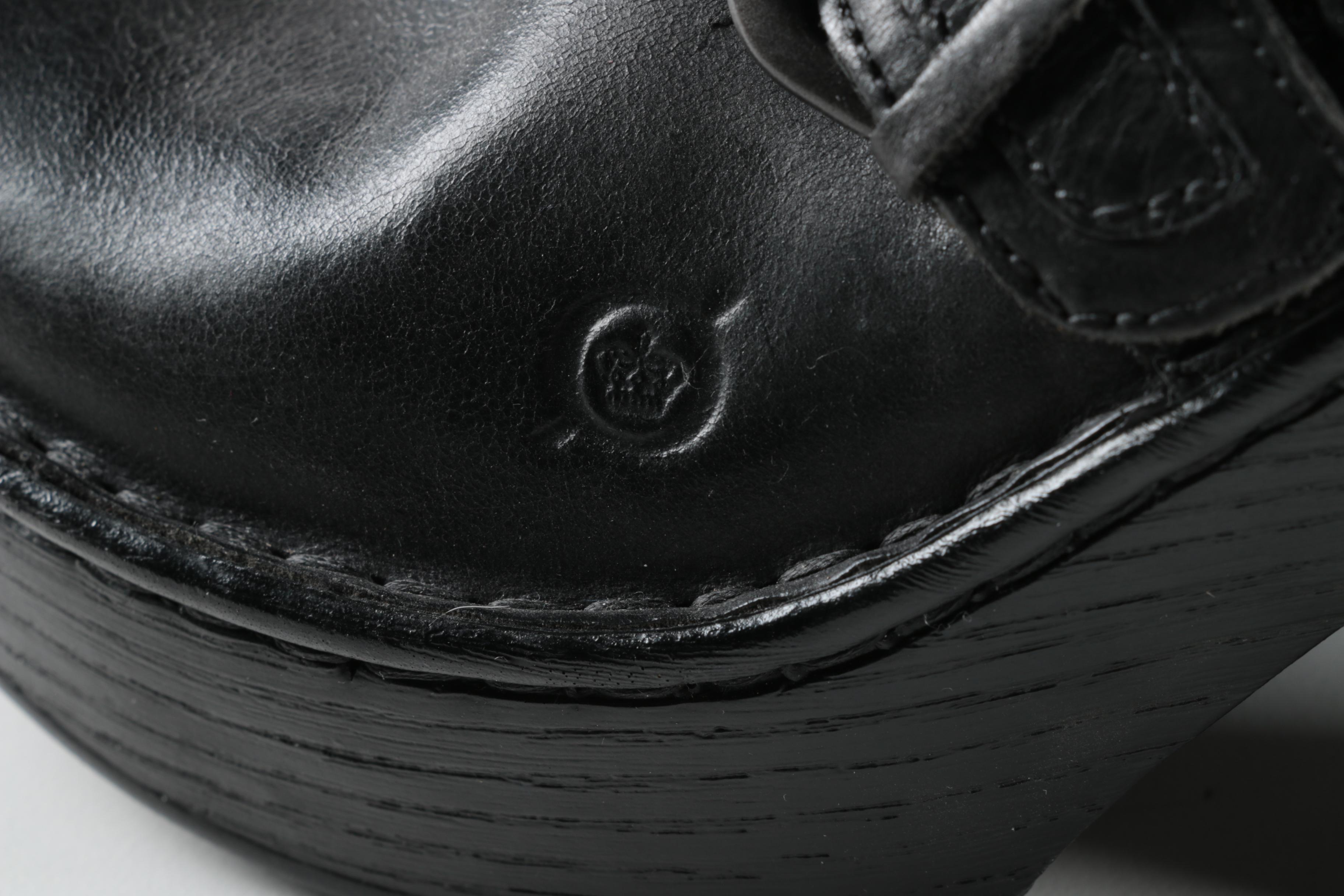 Born Leather Clogs and Guess Logo Print Sneakers