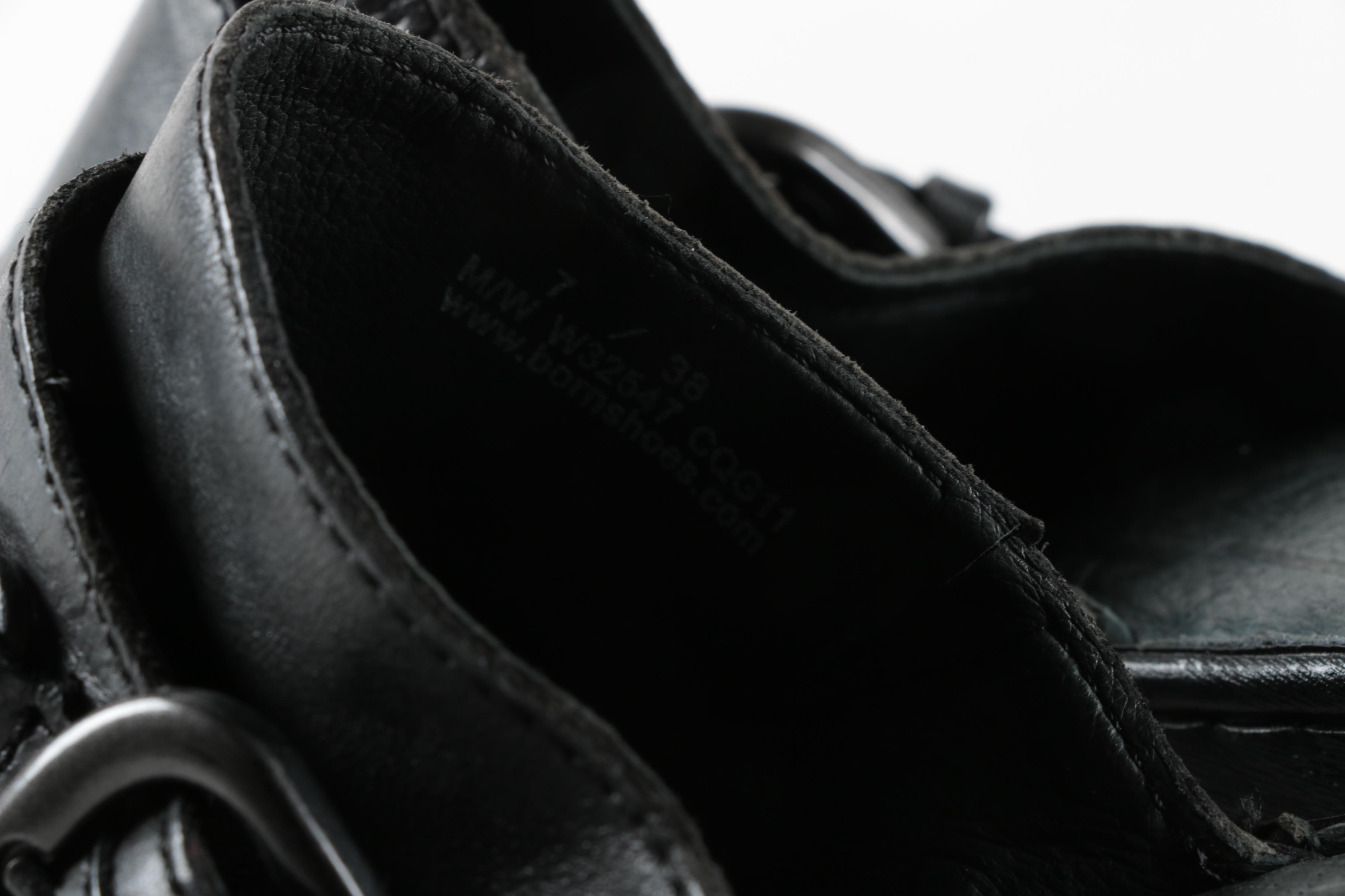 Born Leather Clogs and Guess Logo Print Sneakers