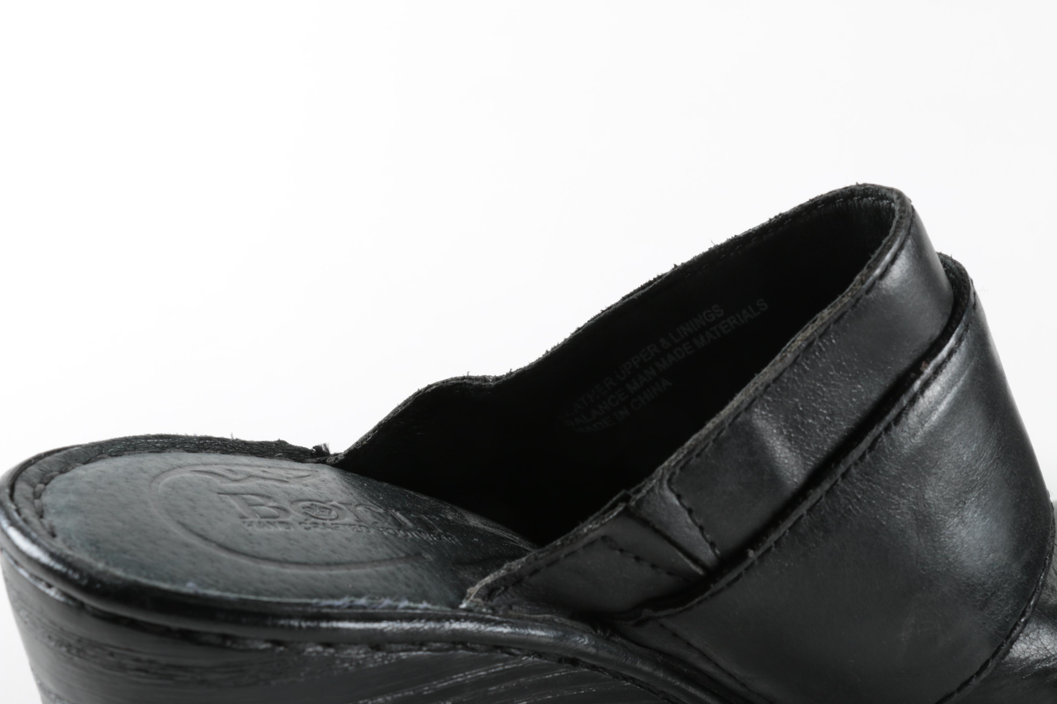 Born Leather Clogs and Guess Logo Print Sneakers