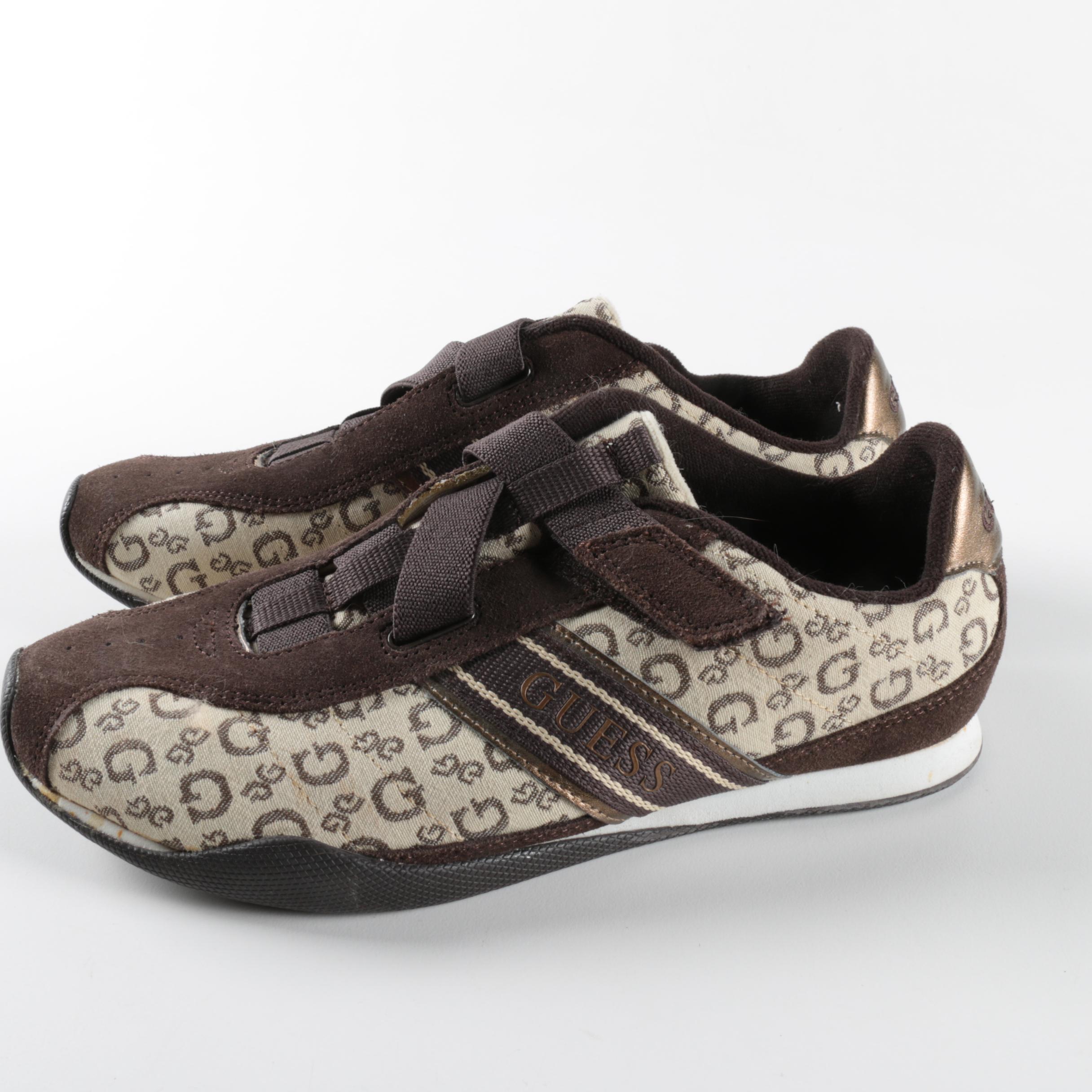 Born Leather Clogs and Guess Logo Print Sneakers