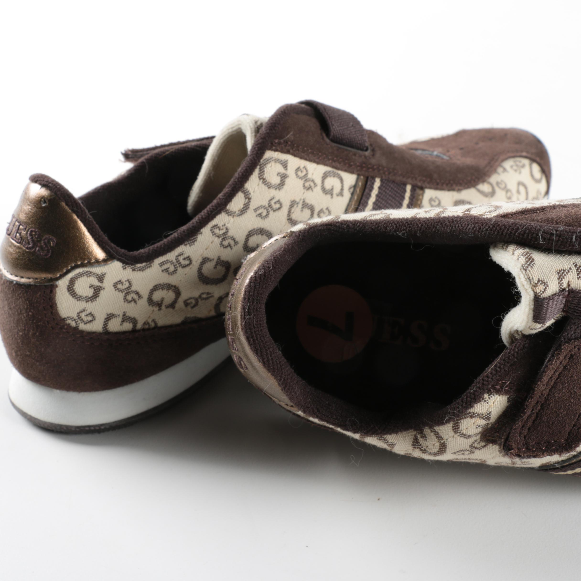 Born Leather Clogs and Guess Logo Print Sneakers