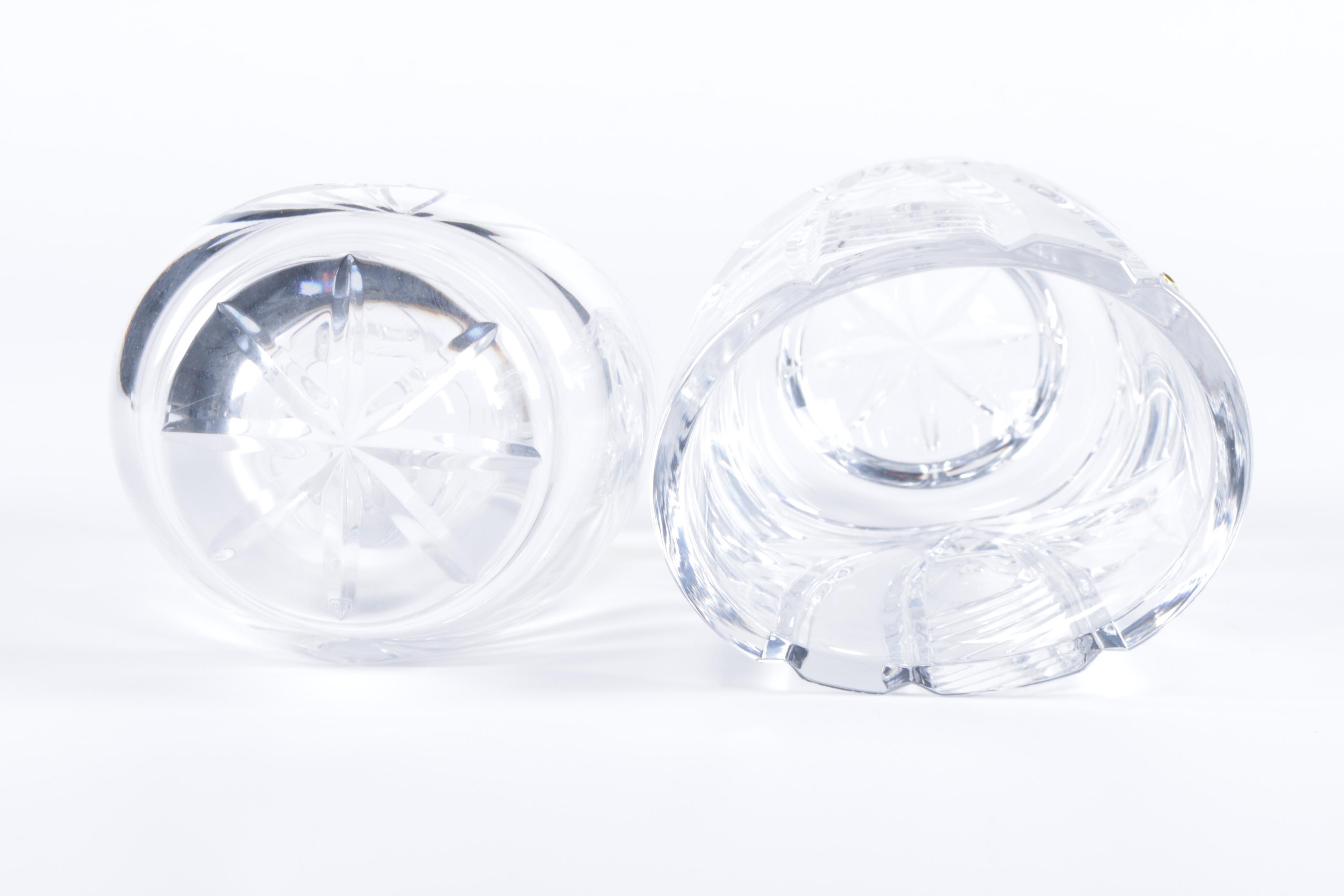 Samobor Crystal Bud Vases and Bear Figurine