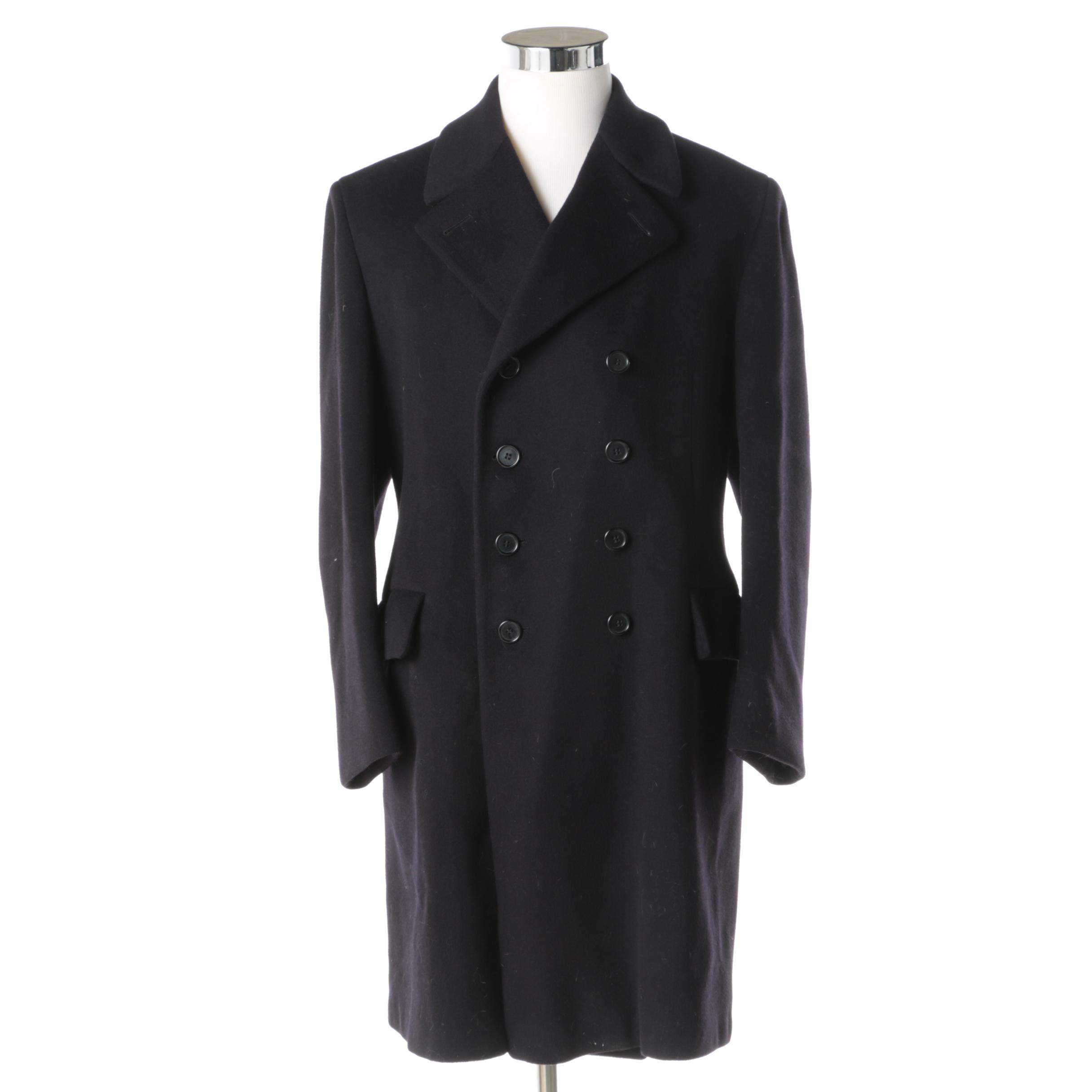 Sills Men's Dark Blue Over Coat
