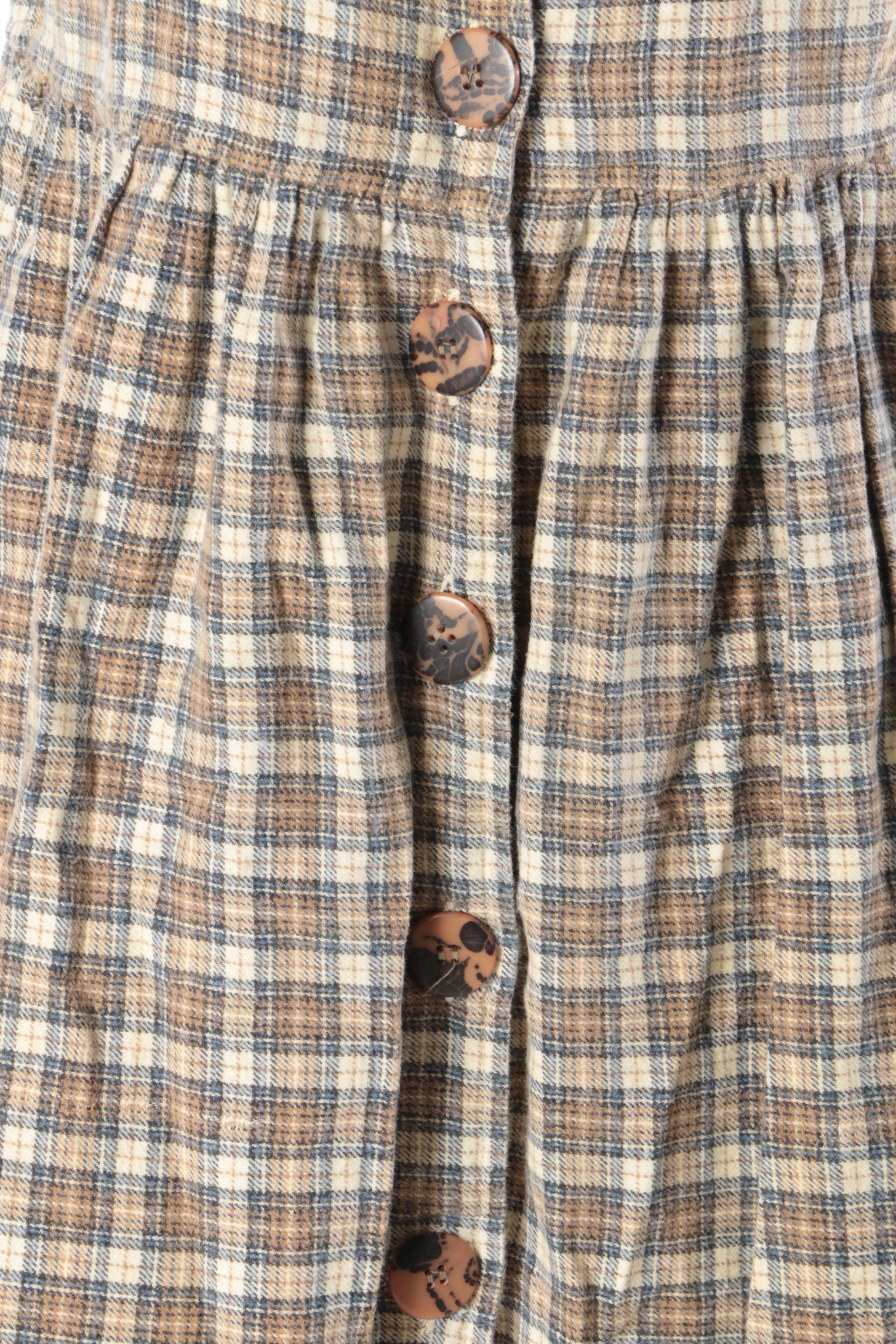 Free People Plaid Jumpers