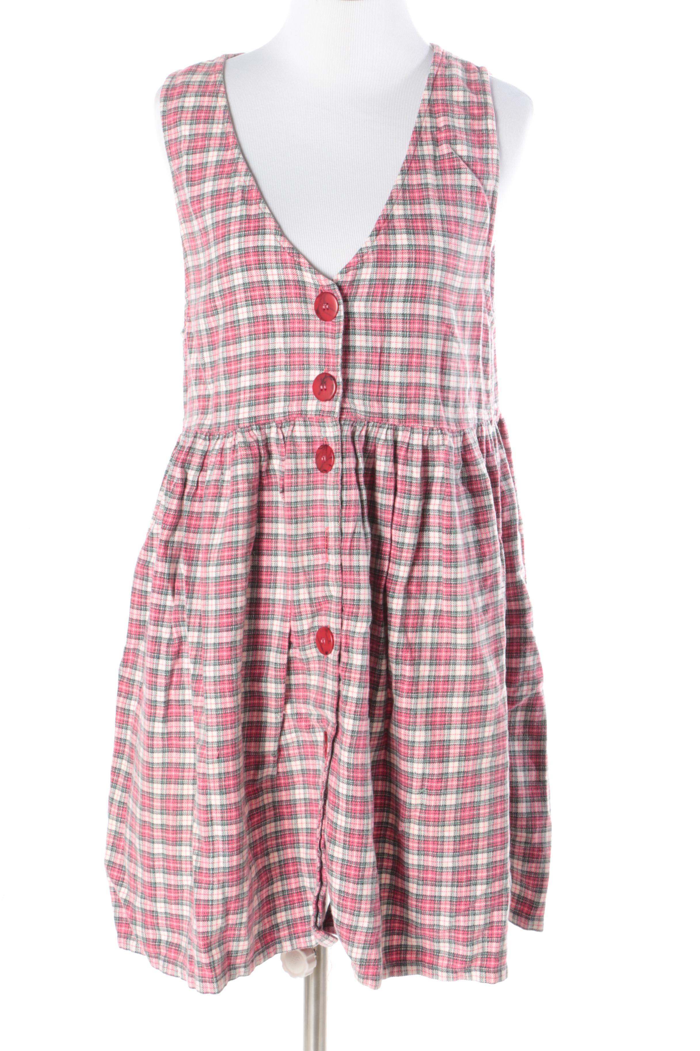 Free People Plaid Jumpers