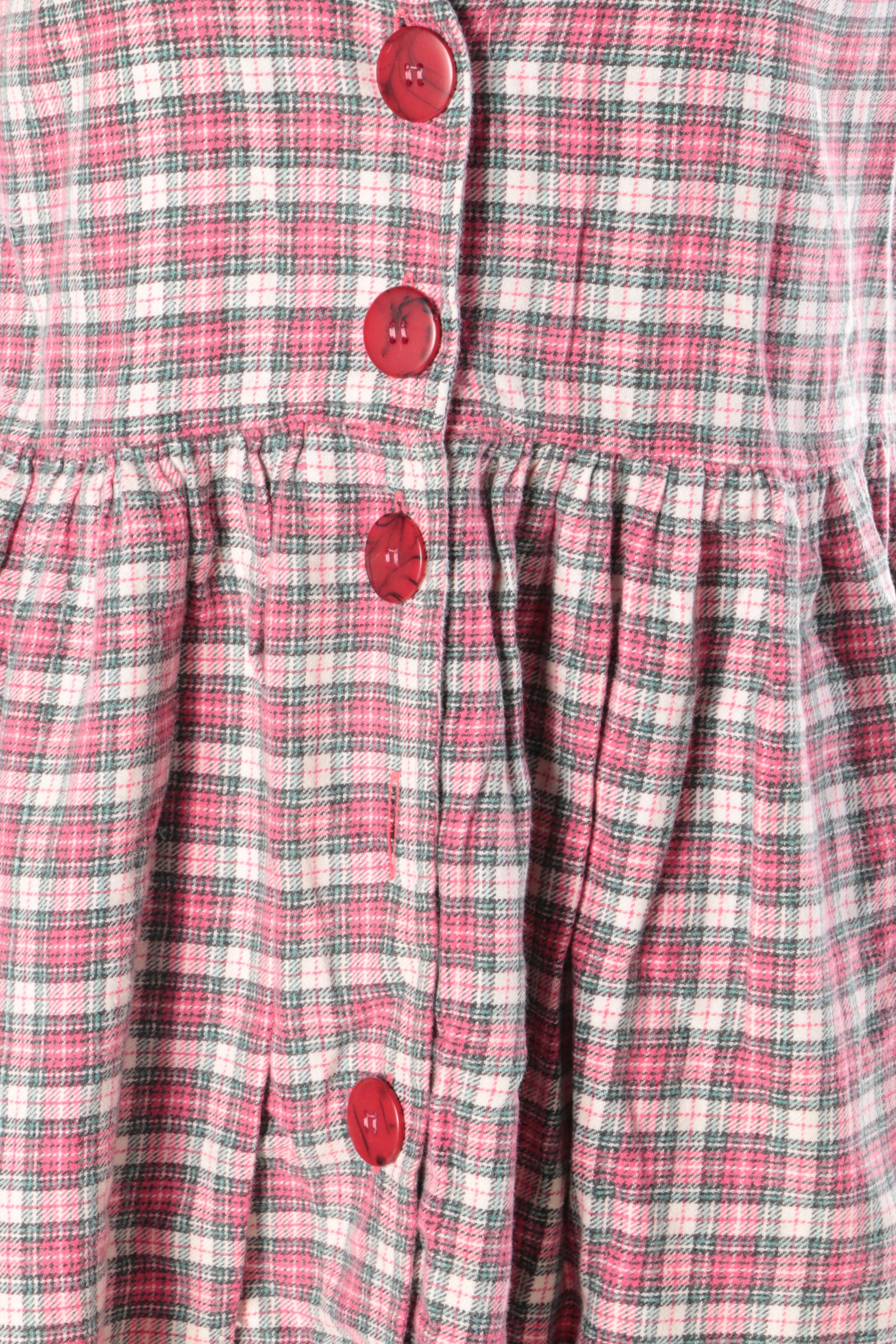 Free People Plaid Jumpers