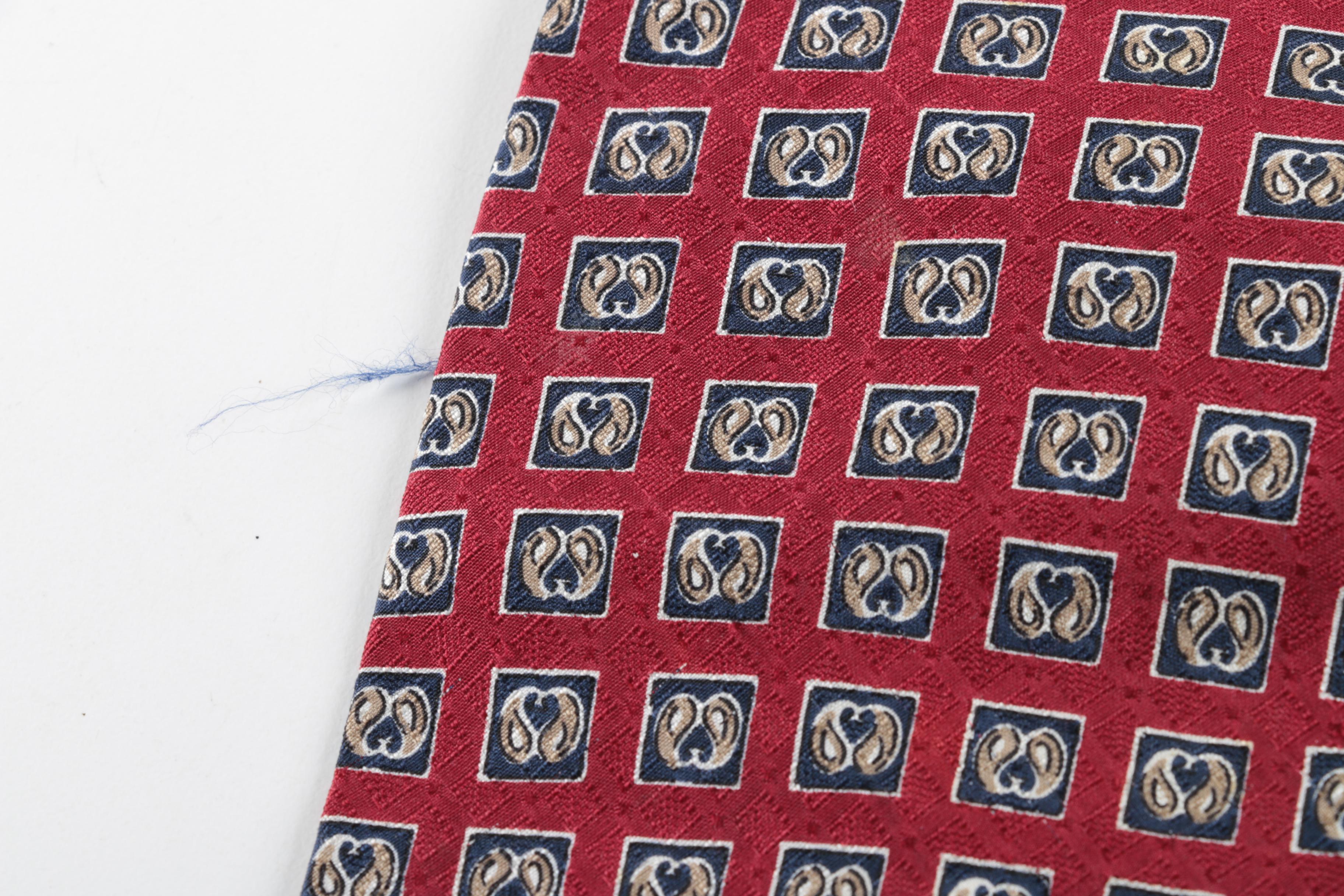 Assorted Neckties Including Carnaval de Paris