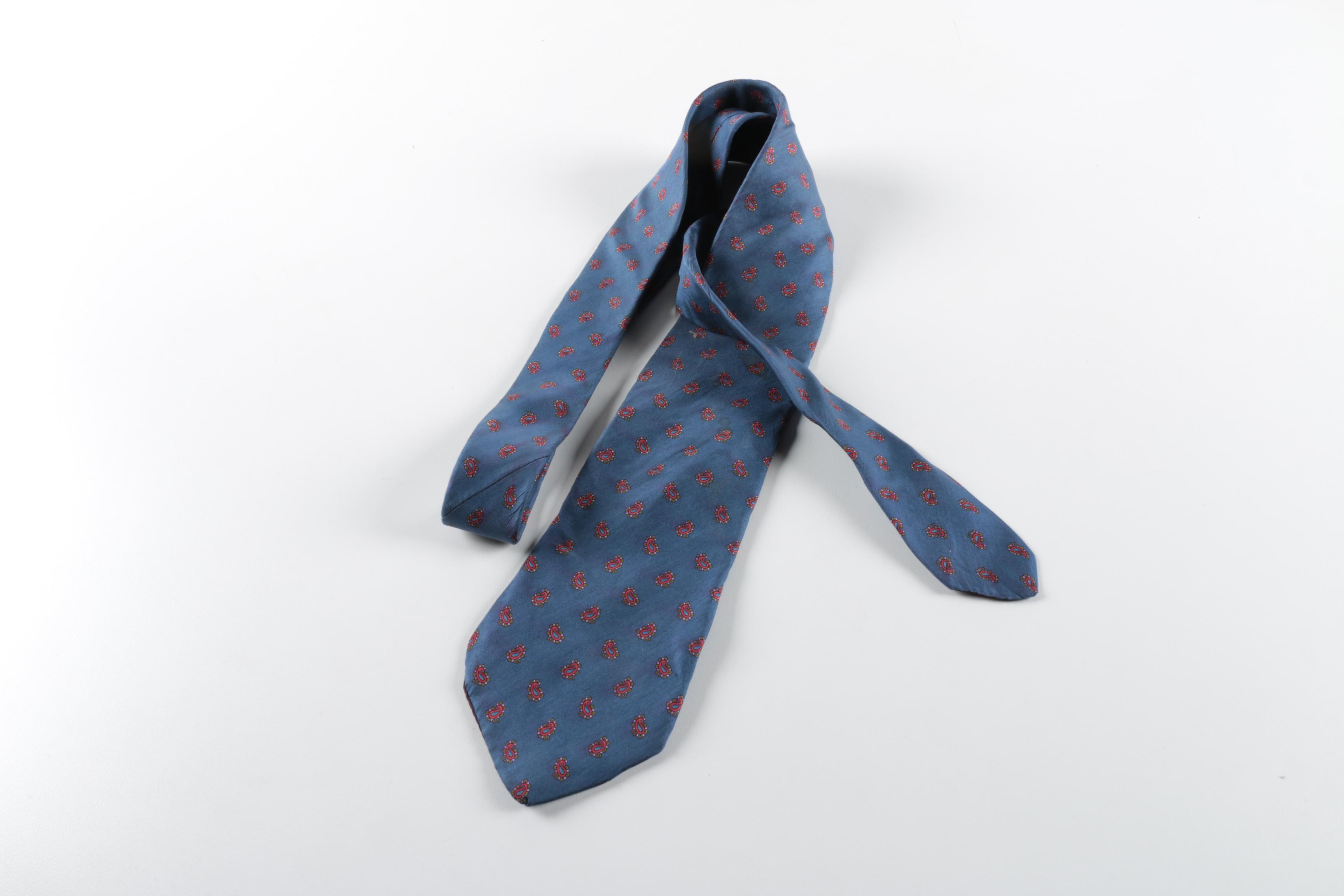 Assorted Neckties Including Carnaval de Paris