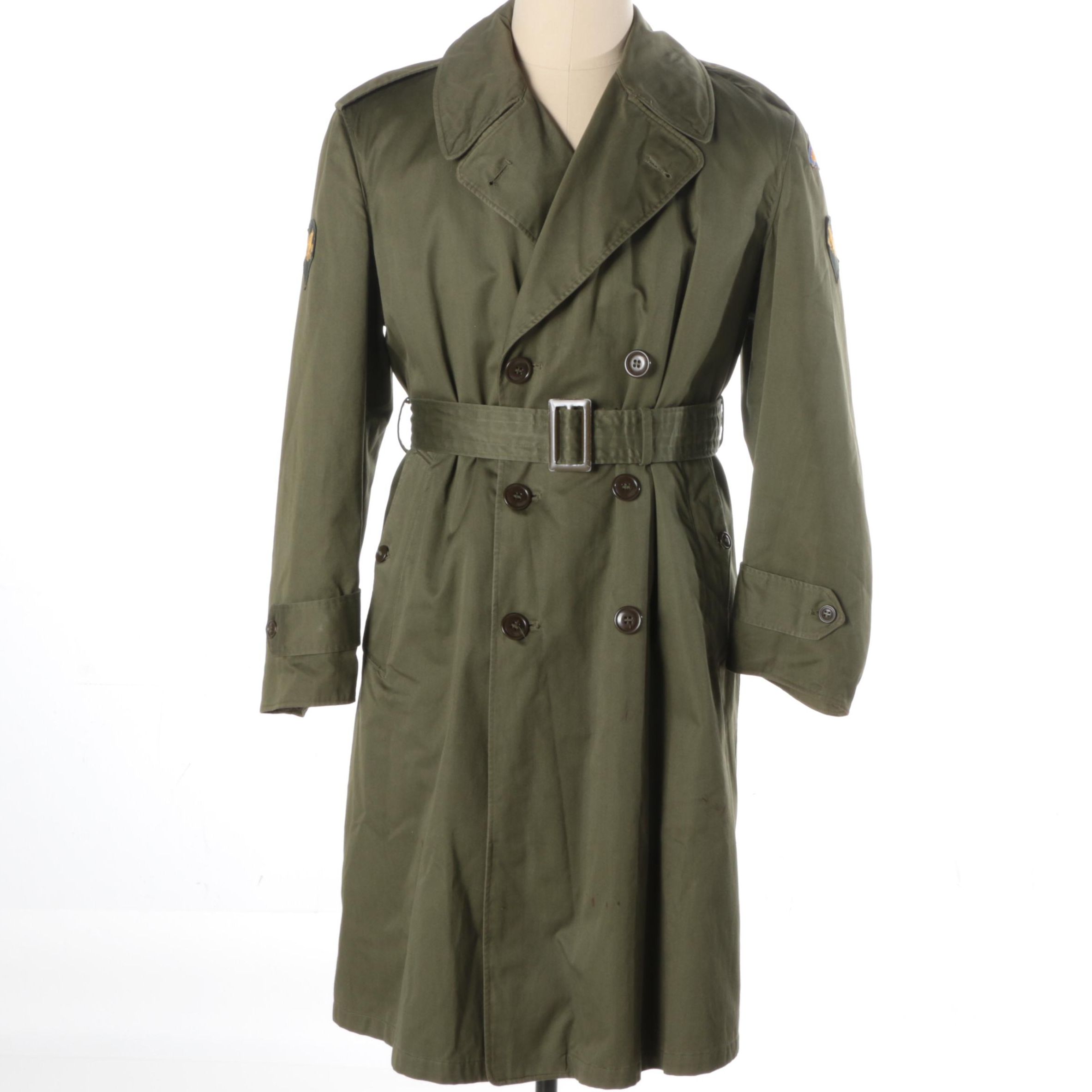 Vintage Military Trench Coat
